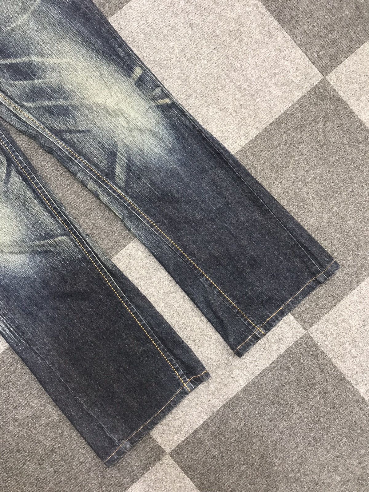 Edwin 💥FLARE💥EDWIN Westerner Blue Wash Flare Jeans Size US 29 - 3 Thumbnail