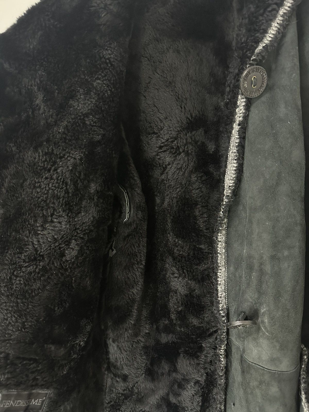 Fendi Vintage Fendissime By Karl Lagerfeld Shearling Sheep Skin Size M / US 6-8 / IT 42-44 - 9 Thumbnail