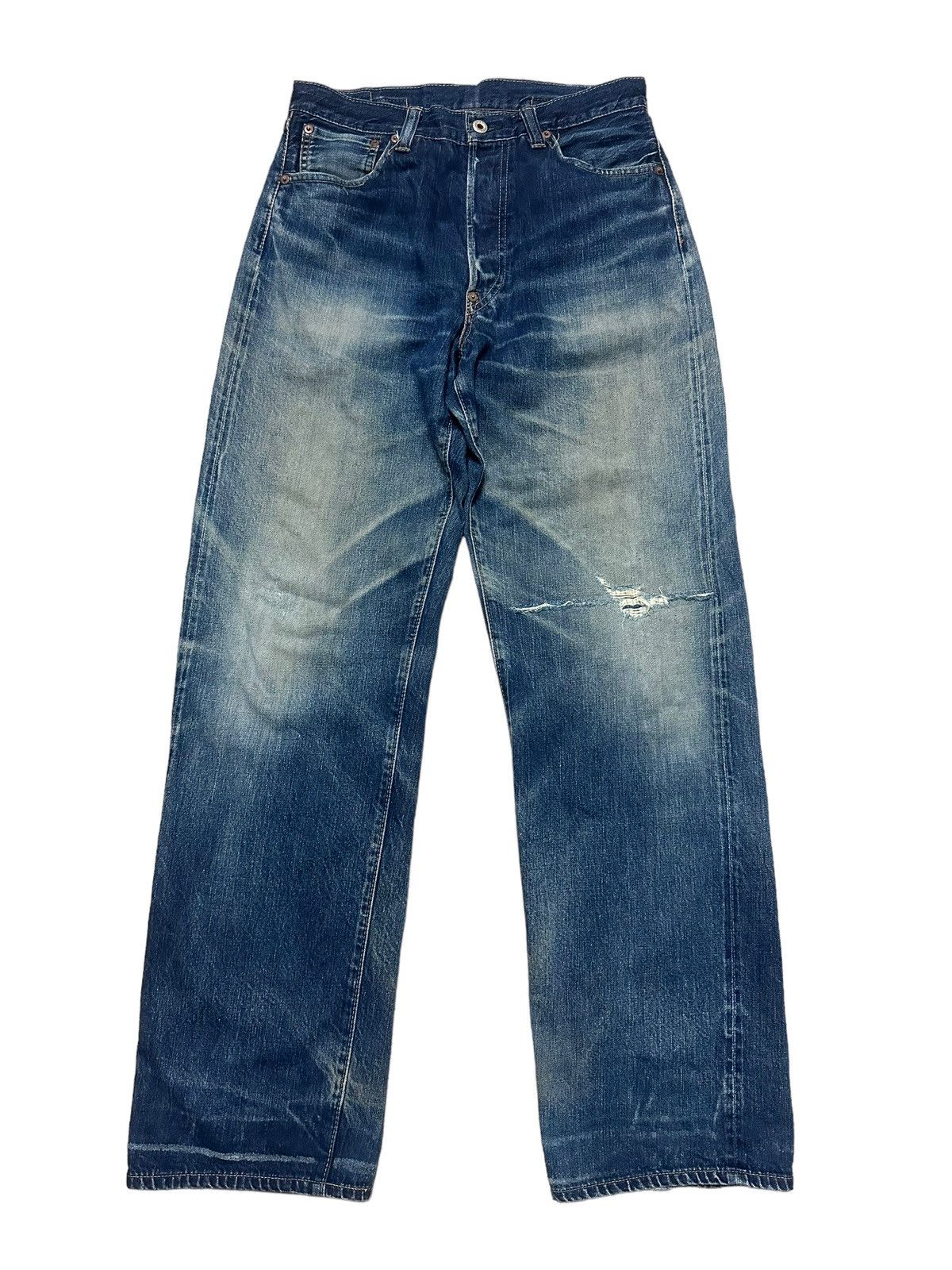 Sugar Canes Selvedge Jeans Mud Wash Blue