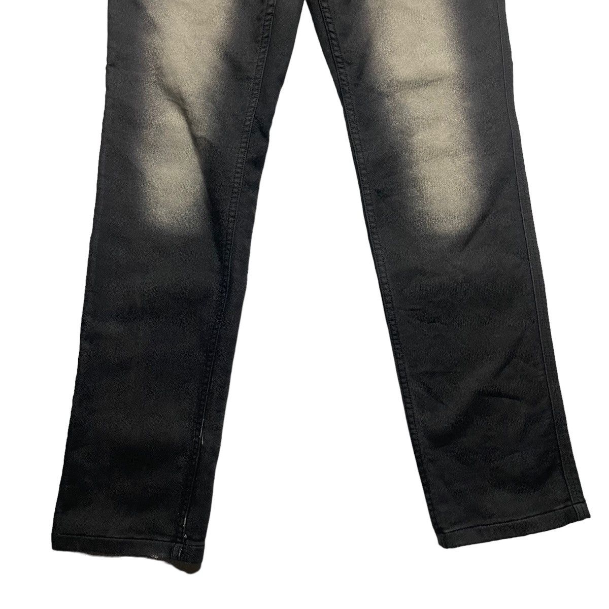If Six Was Nine × Le Grande Bleu (L.G.B.) 🇯🇵 SEMANTIC DESIGN BLEACH PUNK GOTHIC PANTS Size US 32 / EU 48 - 4 Thumbnail