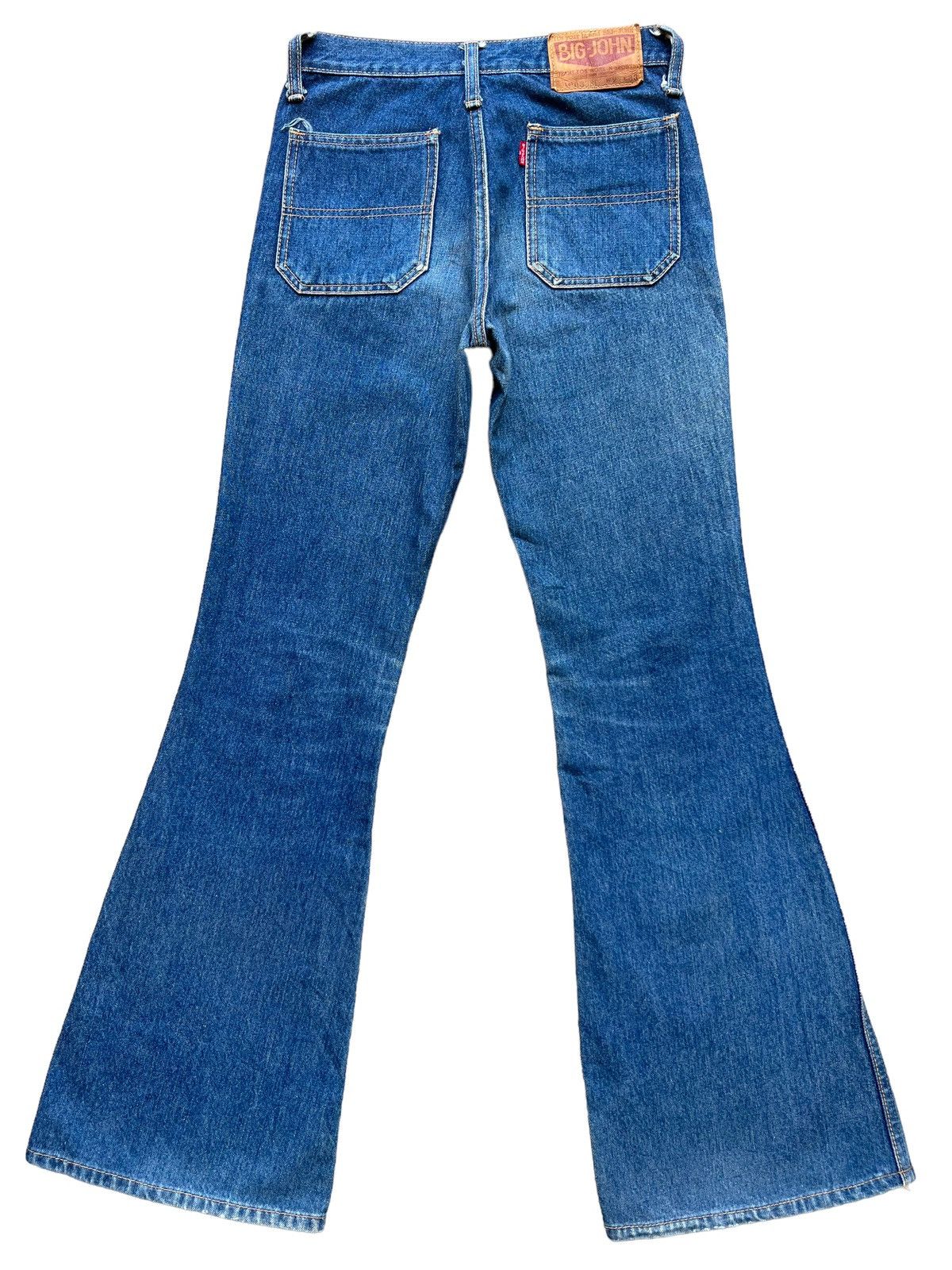 Vintage Vintage 80s Big John Bell Bottom BootCut Flared Jeans 25x30 Size 25" / US 0 / IT 36 - 3 Thumbnail