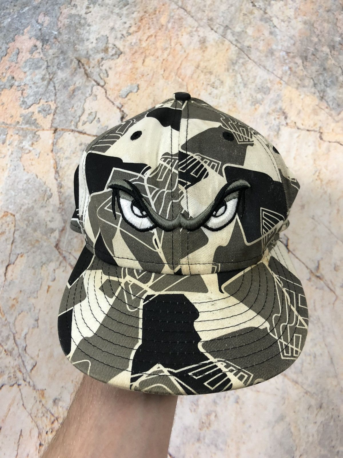 New Era × No Fear × Vintage No fear 90s camo big logo cap baseball Size ONE SIZE - 2 Thumbnail