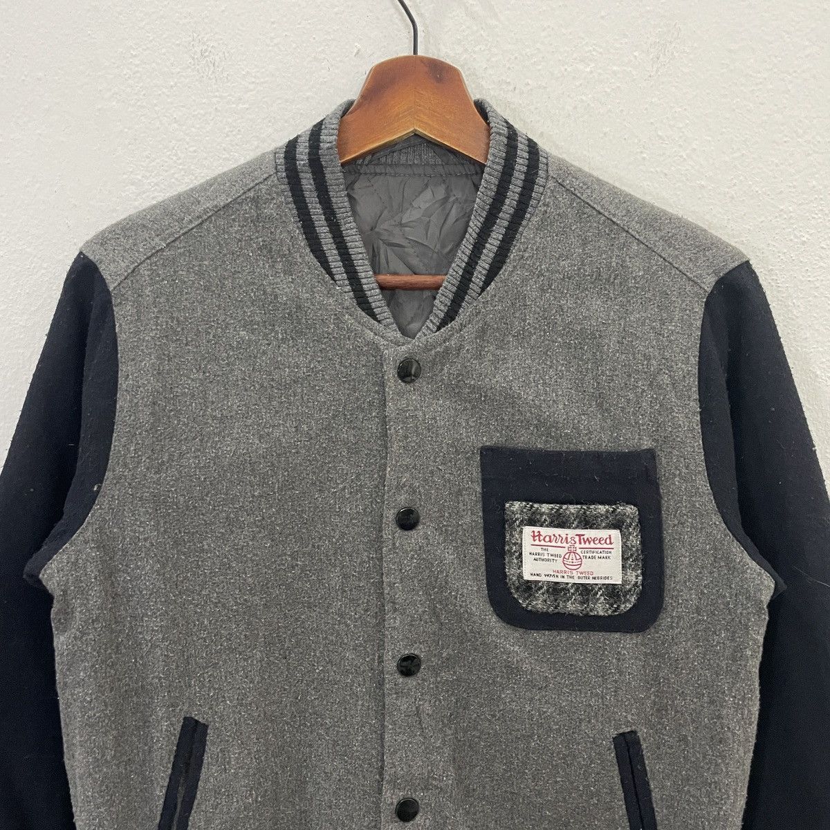 Harris Tweed Vintage Harris Tweed Kids Varsity Jacket Size US XS / EU 42 / 0 - 4 Thumbnail