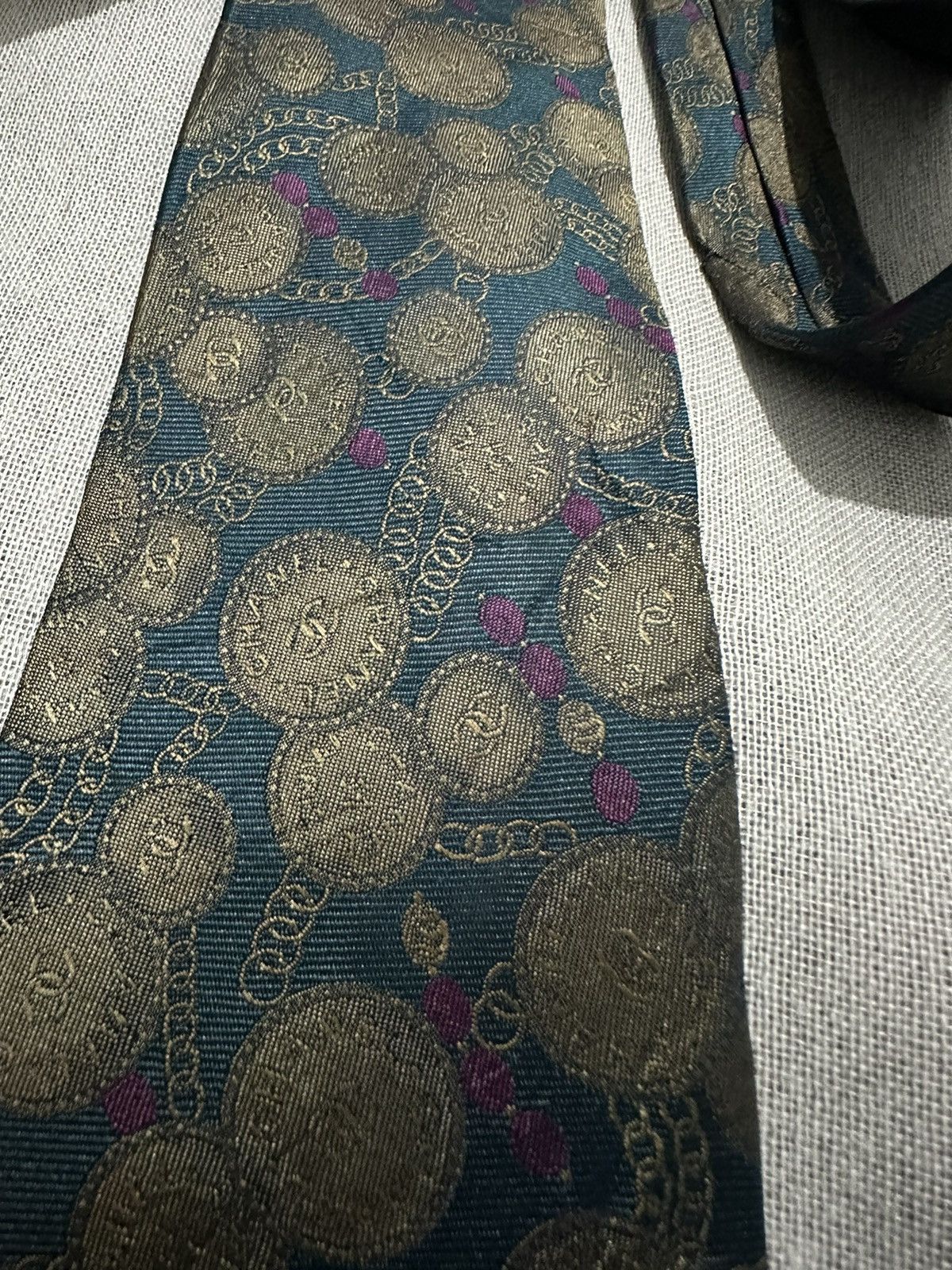 Chanel × Vintage Vintage Chanel Tie Size ONE SIZE - 1 Thumbnail