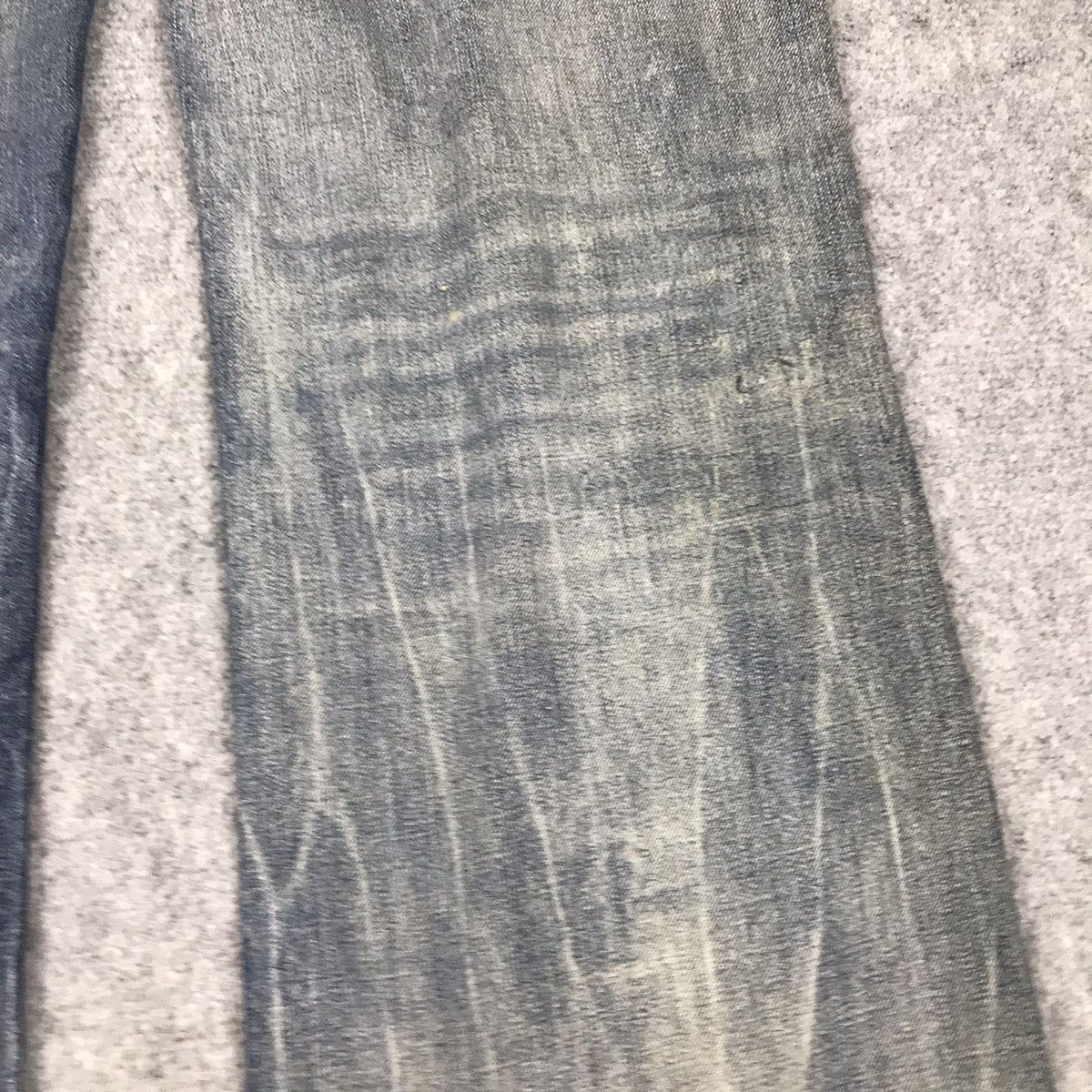 Japanese Brand × Mek Denim BLUE FADED🔥MEK DENIM DISTRESSED DENIM PANTS Size US 34 / EU 50 - 13 Thumbnail