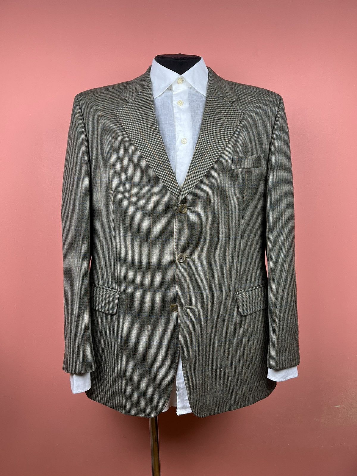 DAKS Daks wool suit classic hype sale blazer and pants Size 44R - 2 Thumbnail