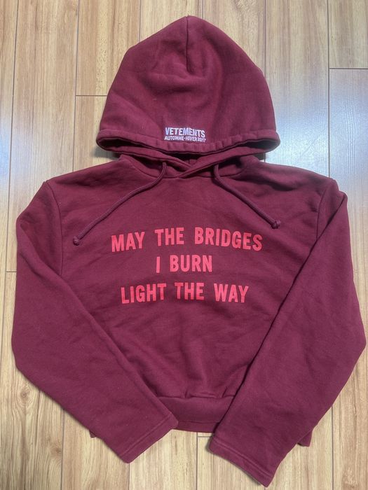 Vetements discount bridges hoodie