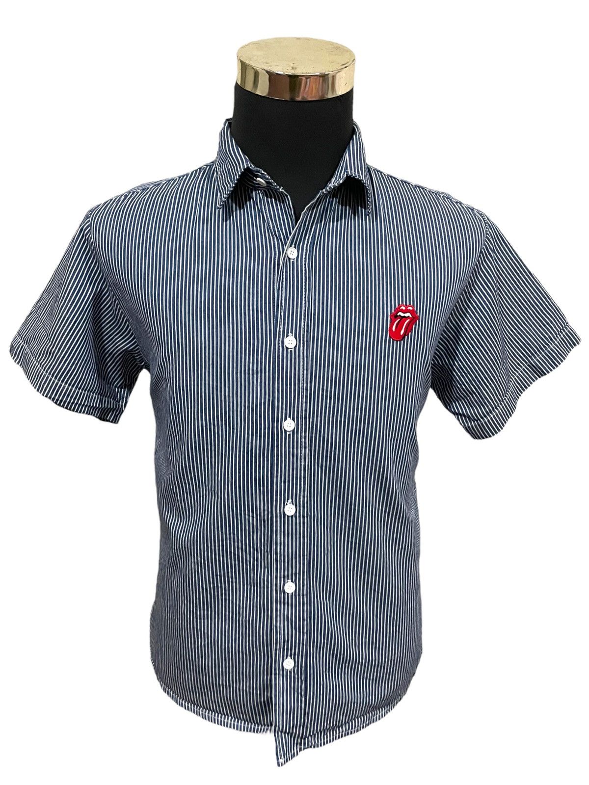 The Rolling Stones The Rolling Stones Hickory Stripe Wabash Workwear Shirt Size US M / EU 48-50 / 2 - 5 Thumbnail