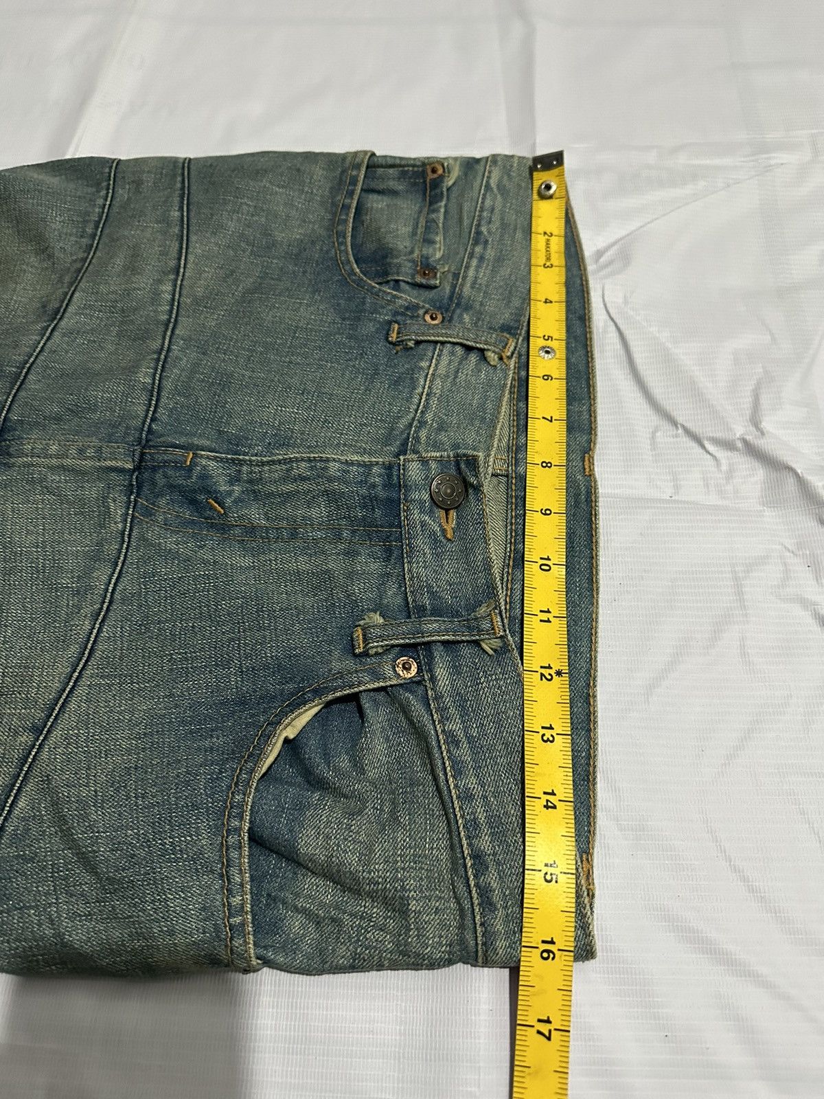 Comme des Garcons Junya Watanabe FW 2004 Denim Mermaid Skirt Size 30" / US 8 / IT 44 - 17 Thumbnail