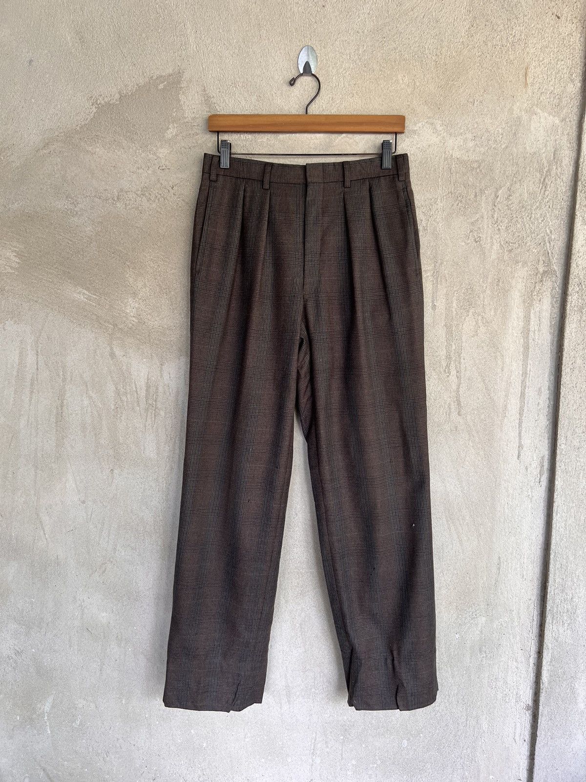 Burberry Vintage Burberrys Plaid Tartan Wool Pant Size US 30 / EU 46 - 2 Thumbnail