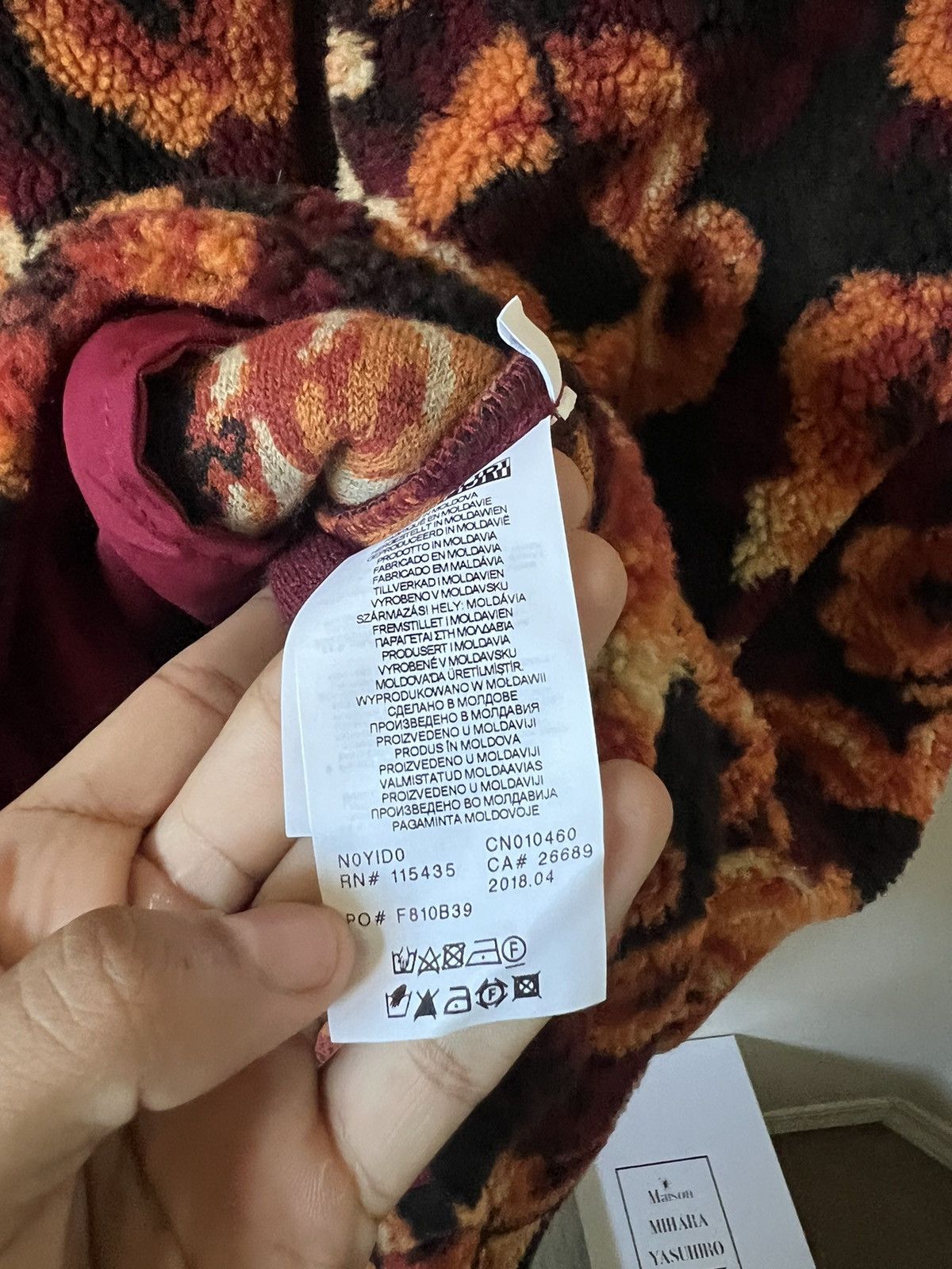 Martine Rose × Napapijri T-Emin Jacquard Floral Fleece Jacket Size US XL / EU 56 / 4 - 12 Thumbnail
