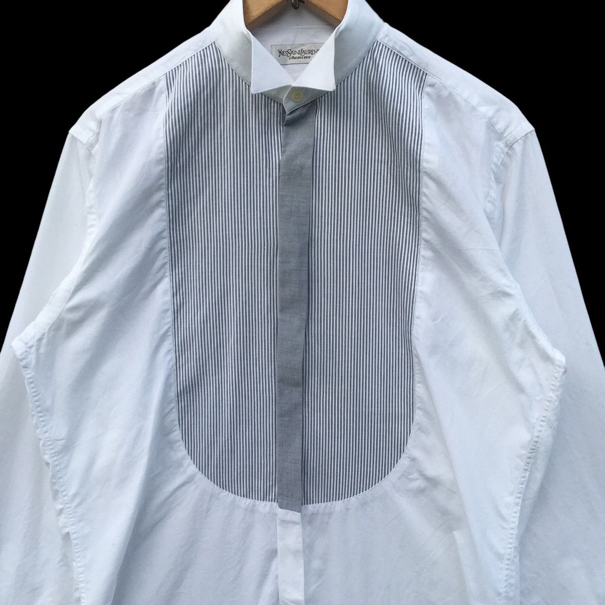 Yves Saint Laurent Vtg Yves Saint Laurent Chemises Tux Button Ups Sz 38 Size US M / EU 48-50 / 2 - 7 Thumbnail
