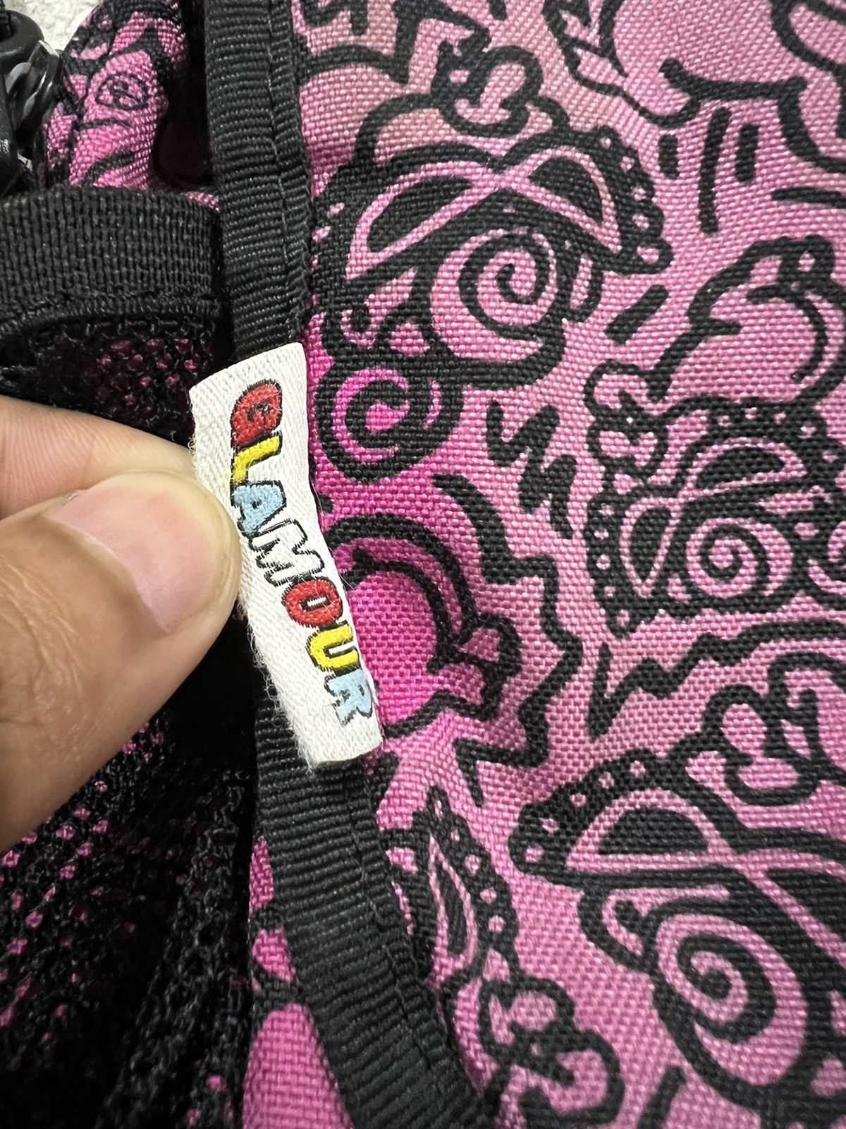 Hysteric Glamour GRAIL🔥90s HG Jacquard Printed Cordura Crossbody Sling Bag Size ONE SIZE - 12 Thumbnail