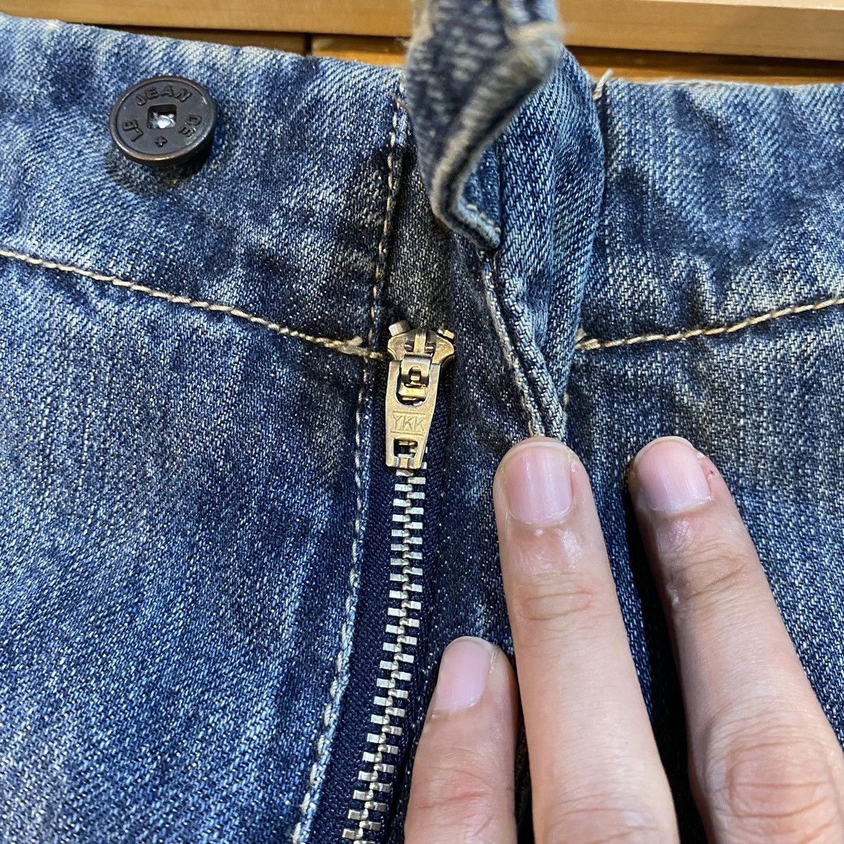 Marithe + Francois Girbaud Marithe Francois Girbaud Bondage Denim Pants Size US 36 / EU 52 - 16 Thumbnail