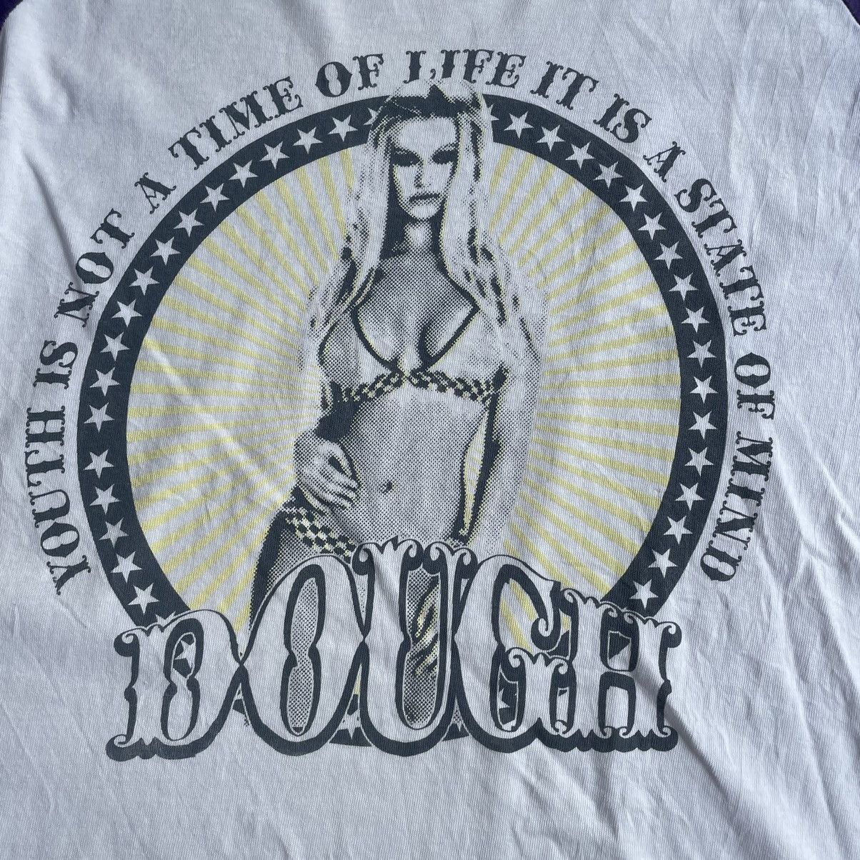 Beauty Beast 🇯🇵 FOX GLOVE NAKED SEXY LADIES WORDING RAGLAN TSHIRT Size US L / EU 52-54 / 3 - 9 Thumbnail