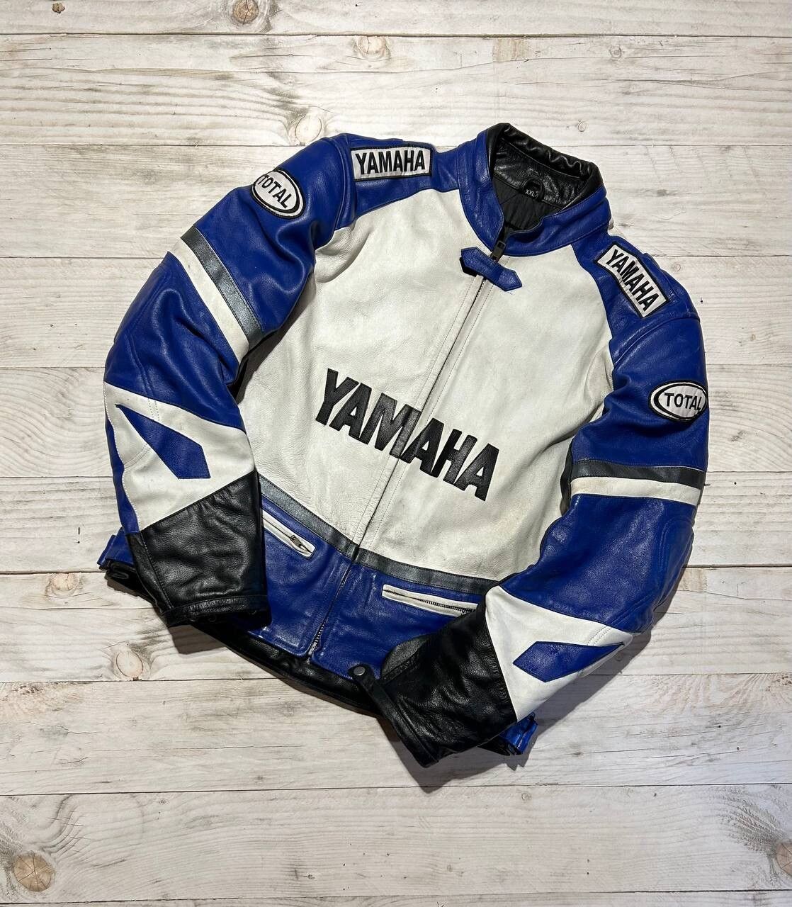 Vintage Vintage Yamaha Leather Jacket Racing Motorcycle Bike Y2K | Grailed
