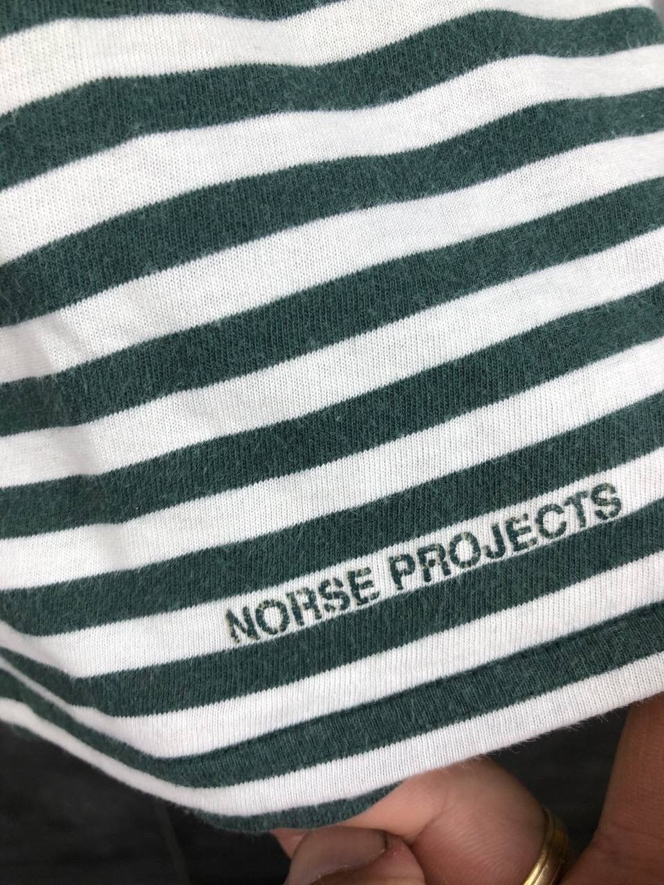 Norse Projects Norse Projects James Logo Stripe Long Sleeve T-Shirt Size US L / EU 52-54 / 3 - 11 Thumbnail