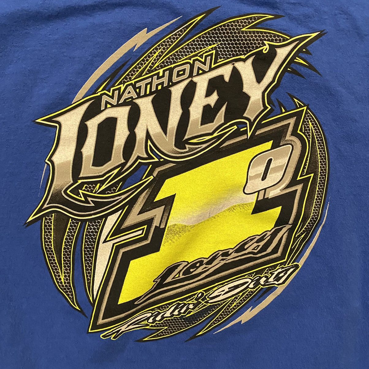 NASCAR × Nike Vintage Y2K Blue Nascar AOP Racing Graphic Tee L Size US L / EU 52-54 / 3 - 11 Thumbnail