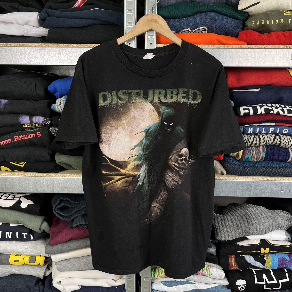 Band Tees VINTAGE 2000s Y2K DISTURBED CREEPIN COFFIN METAL T-SHIRT TEE Size US L / EU 52-54 / 3 - 1 Thumbnail