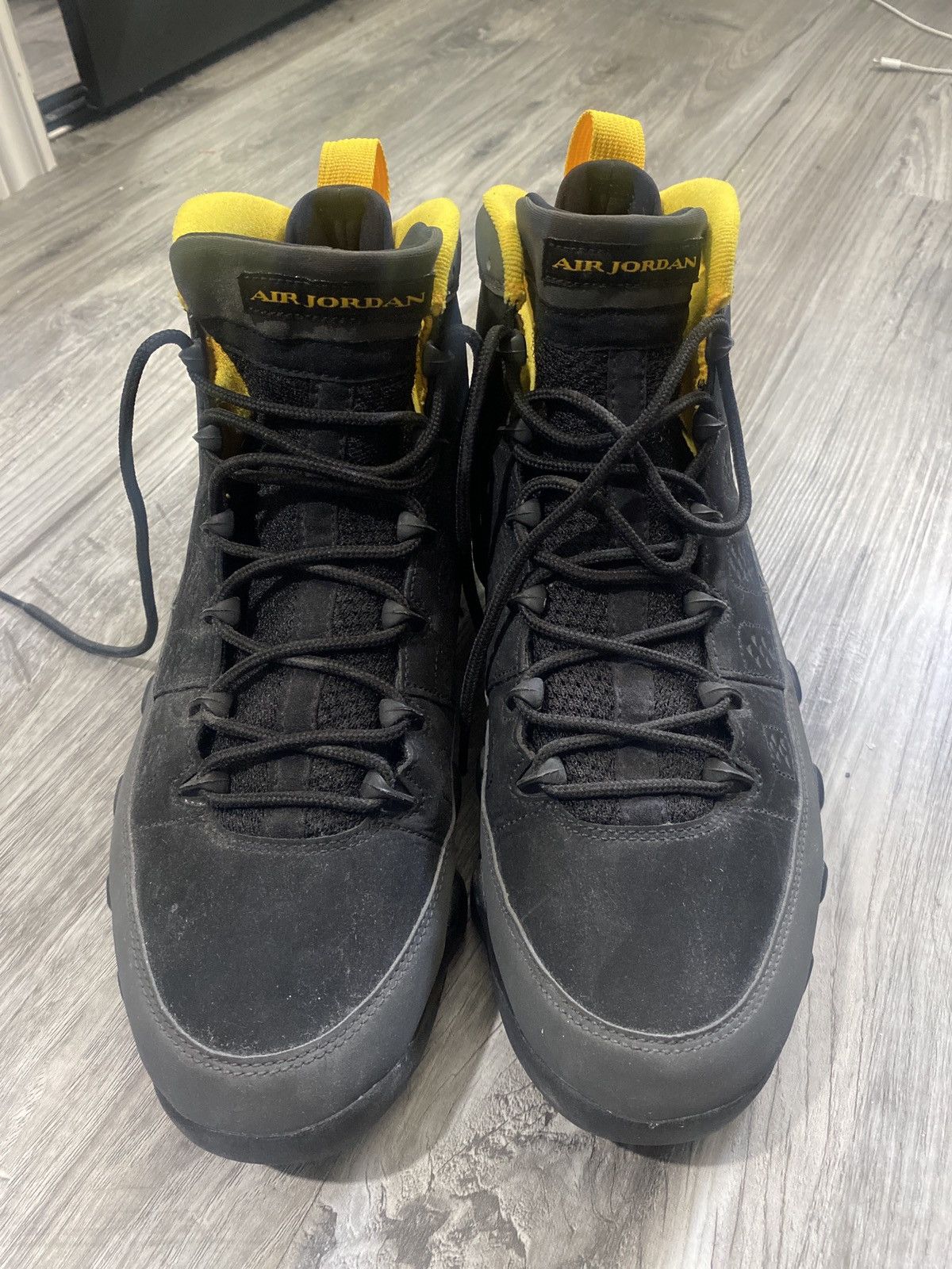 Jordan Brand Jordan 9 Dark Charcoal University Gold Size US 12 / EU 45 - 1 Thumbnail