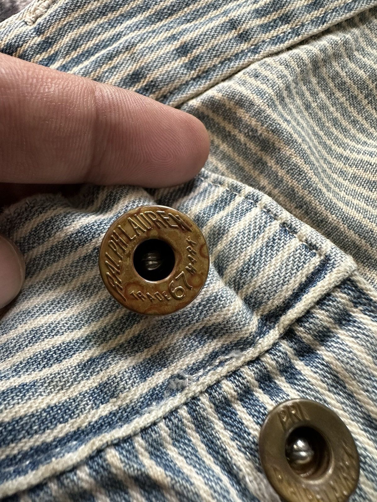 Polo Ralph Lauren 00s Polo Ralph Lauren carpenter wabash denim jeans Size US 34 / EU 50 - 12 Thumbnail
