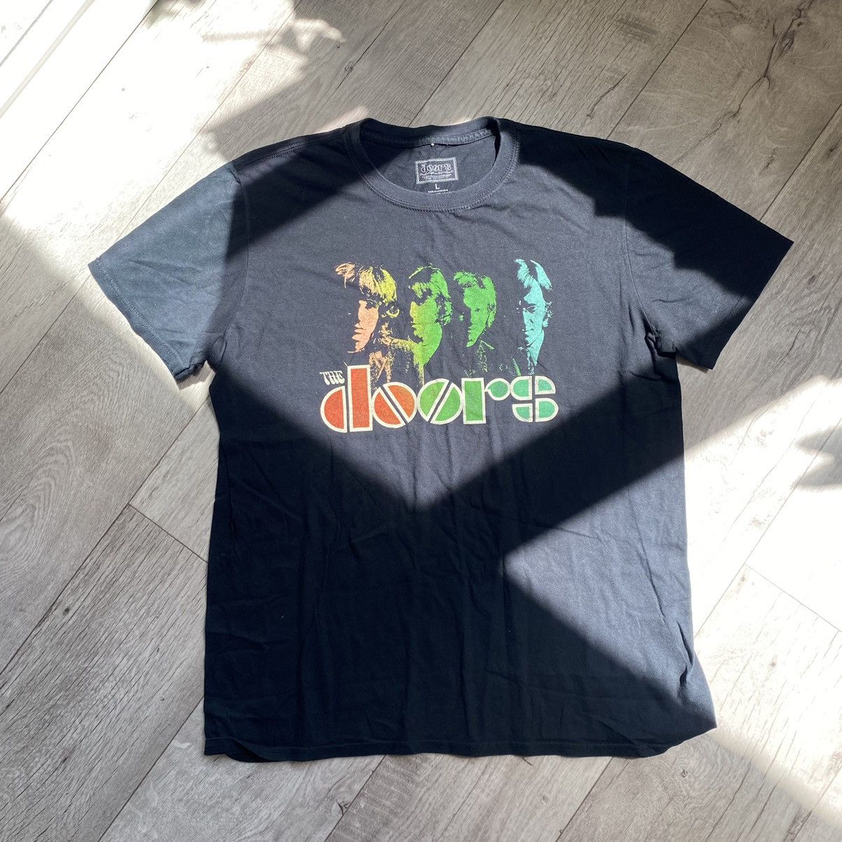 Band Tees THE DOORS BAND JIM MORRISON FACES T SHIRT Size US L / EU 52-54 / 3 - 1 Thumbnail