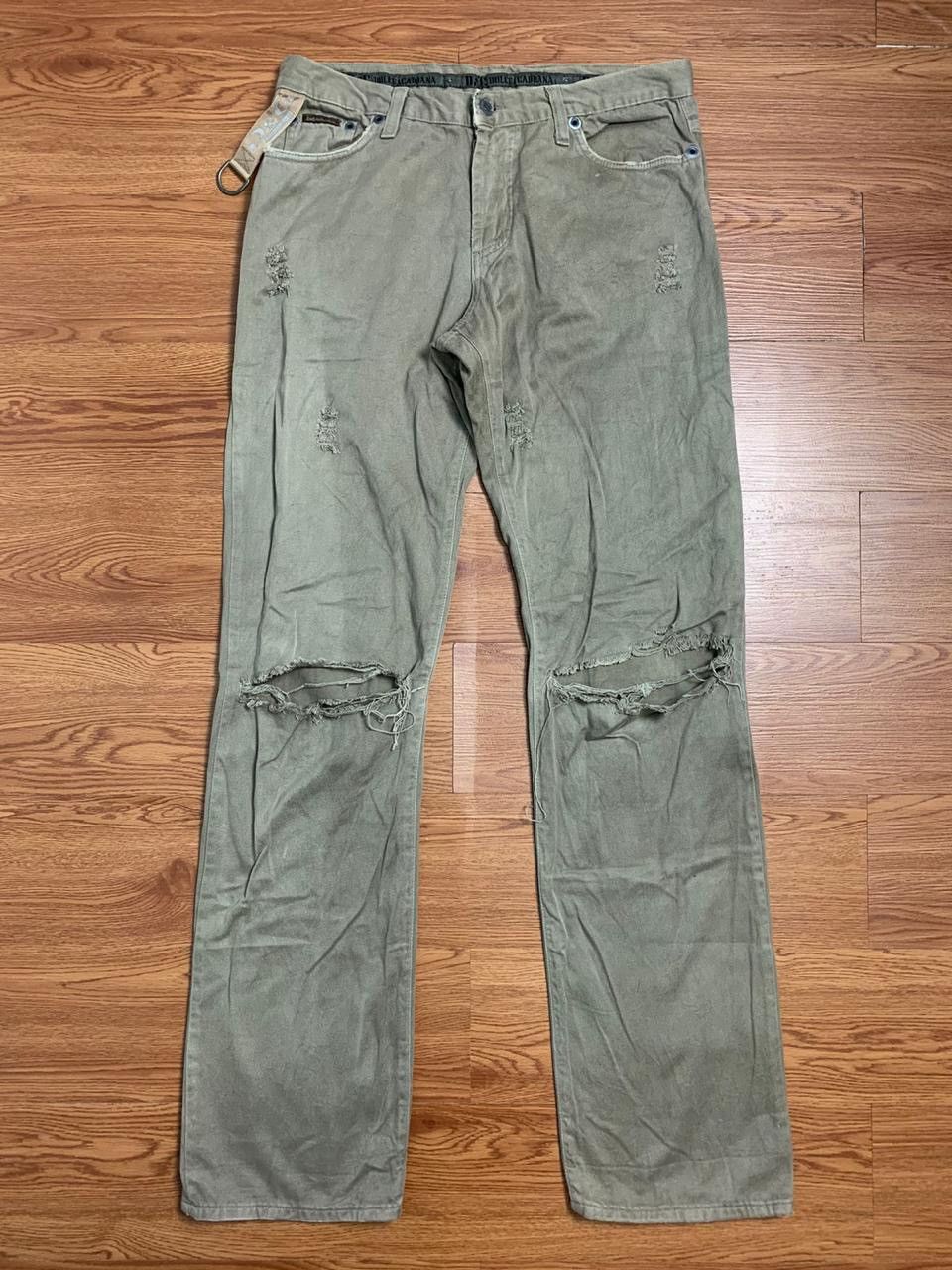 Dolce & Gabbana Dolce & Gabbana D-Ring Distressed Jeans Size US 32 / EU 48 - 1 Thumbnail
