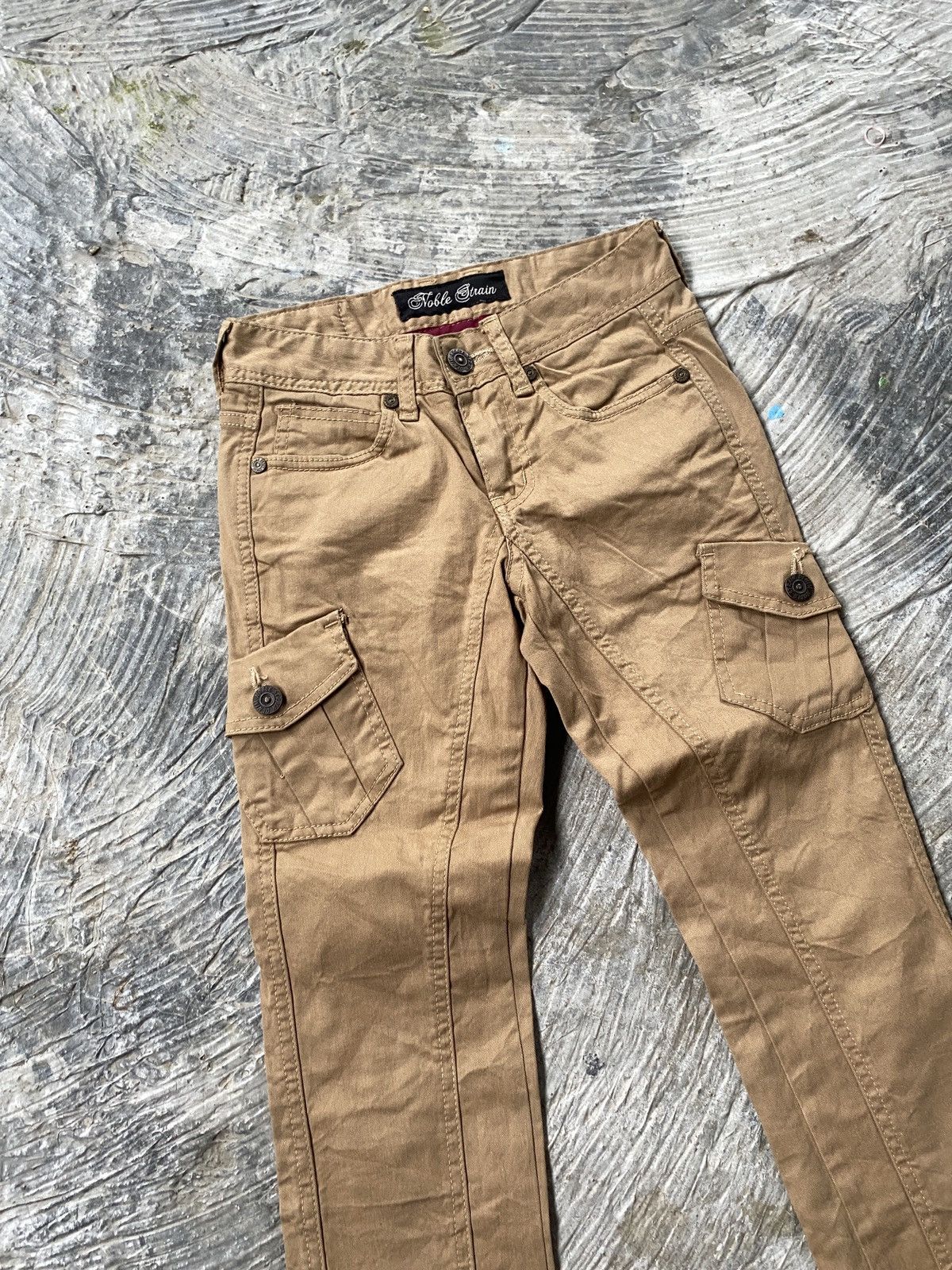 Vintage ❗️BINDING NOW❗️Ladies Cargo Pant Rare by Noble Strain Size 26" / US 2 / IT 38 - 6 Thumbnail