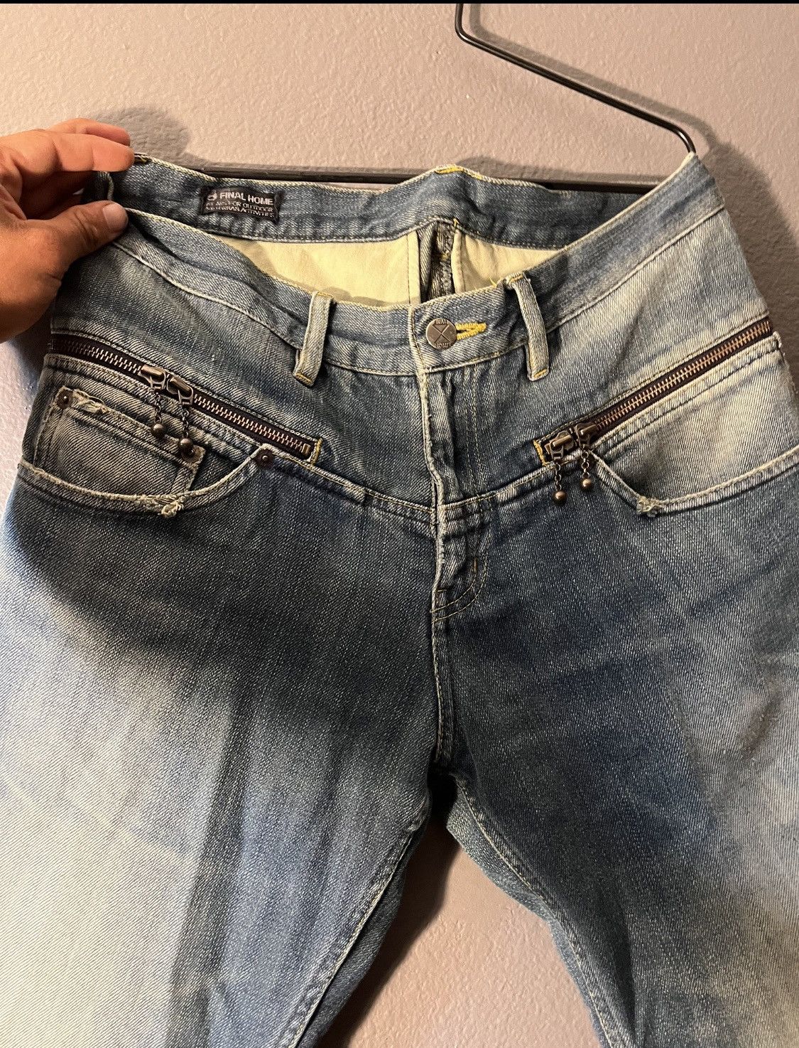 Final Home × Issey Miyake Final home denim jeans, with zipper all around design Size US 32 / EU 48 - 3 Thumbnail