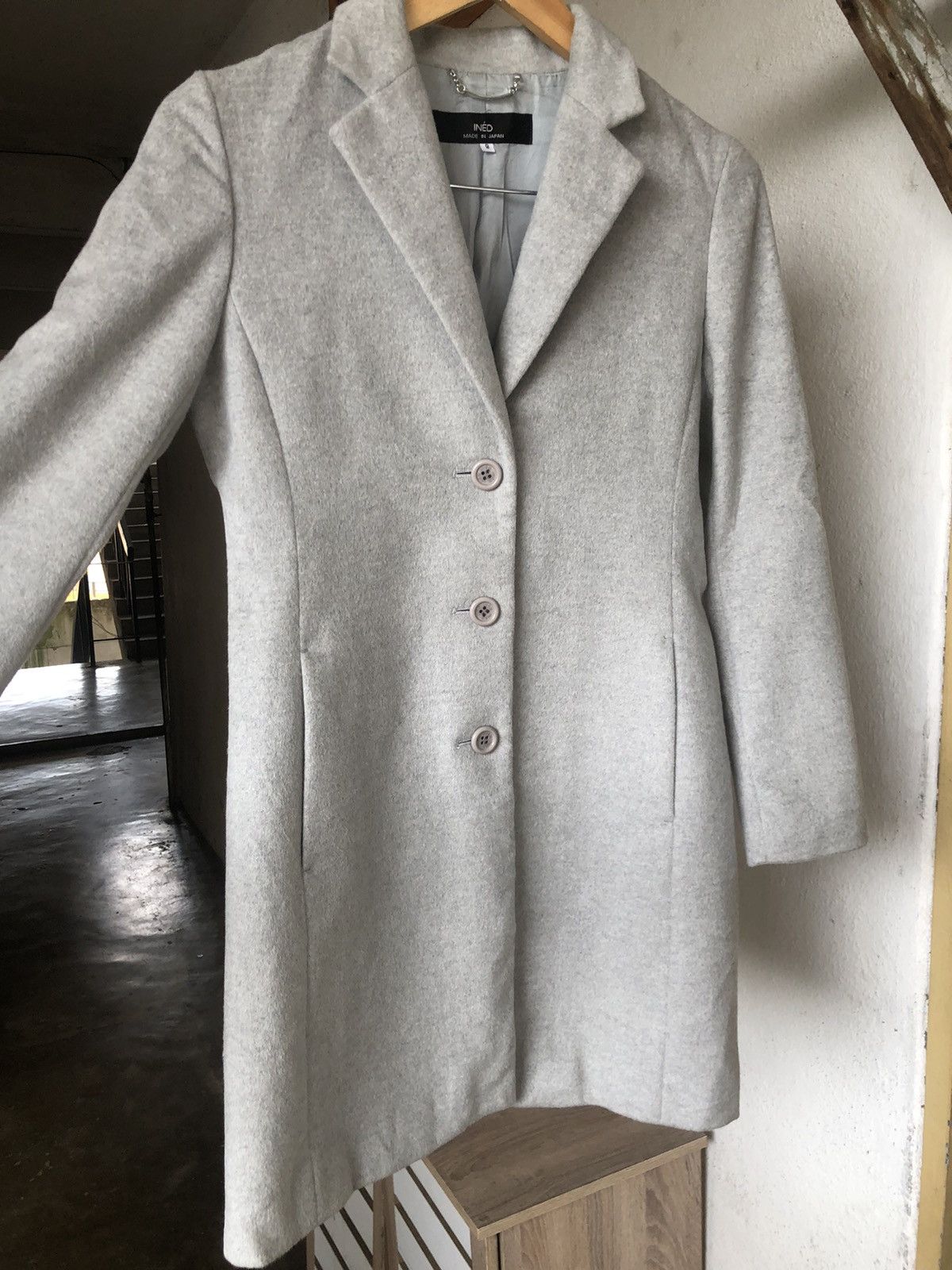 Yohji Yamamoto Fire🔥 Ined by Yohji Yamamoto Cashmere Long Coat Size M / US 6-8 / IT 42-44 - 17 Thumbnail