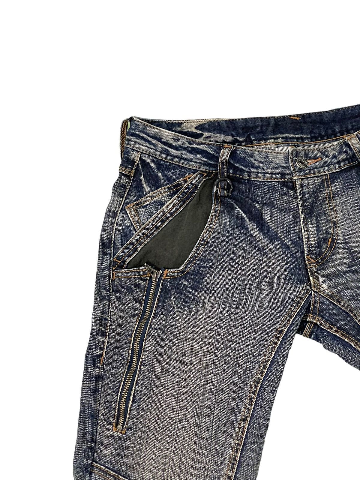 Japanese Brand Slim Jeans Hideaways Nicole Stretch Low Rise 5🟦8 Size US 30 / EU 46 - 17 Thumbnail