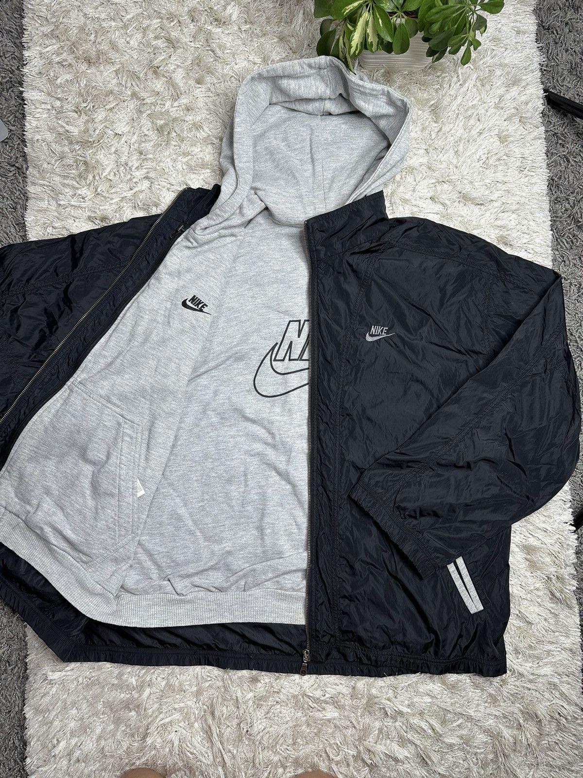 Nike Nike Jacket 3 in 1 Vintage StreetWear Y2K RARE Size US L / EU 52-54 / 3 - 3 Thumbnail