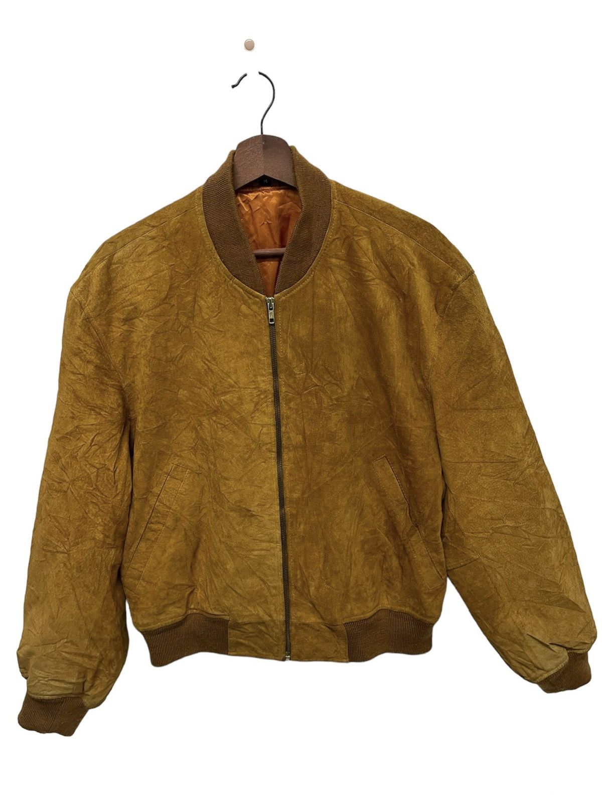 VINTAGE SUEDE LEATHER JACKET VARSITY