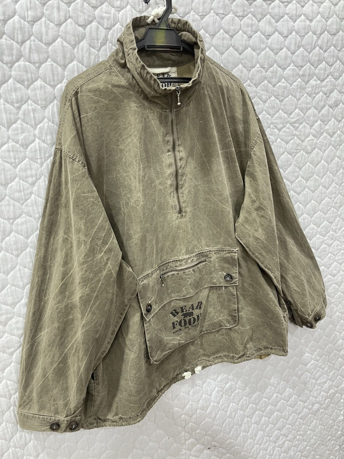 Vintage (Qqqq). VTG BEAR FOOD BACK TO NATURE ANORAK JACKET Size US L / EU 52-54 / 3 - 3 Thumbnail