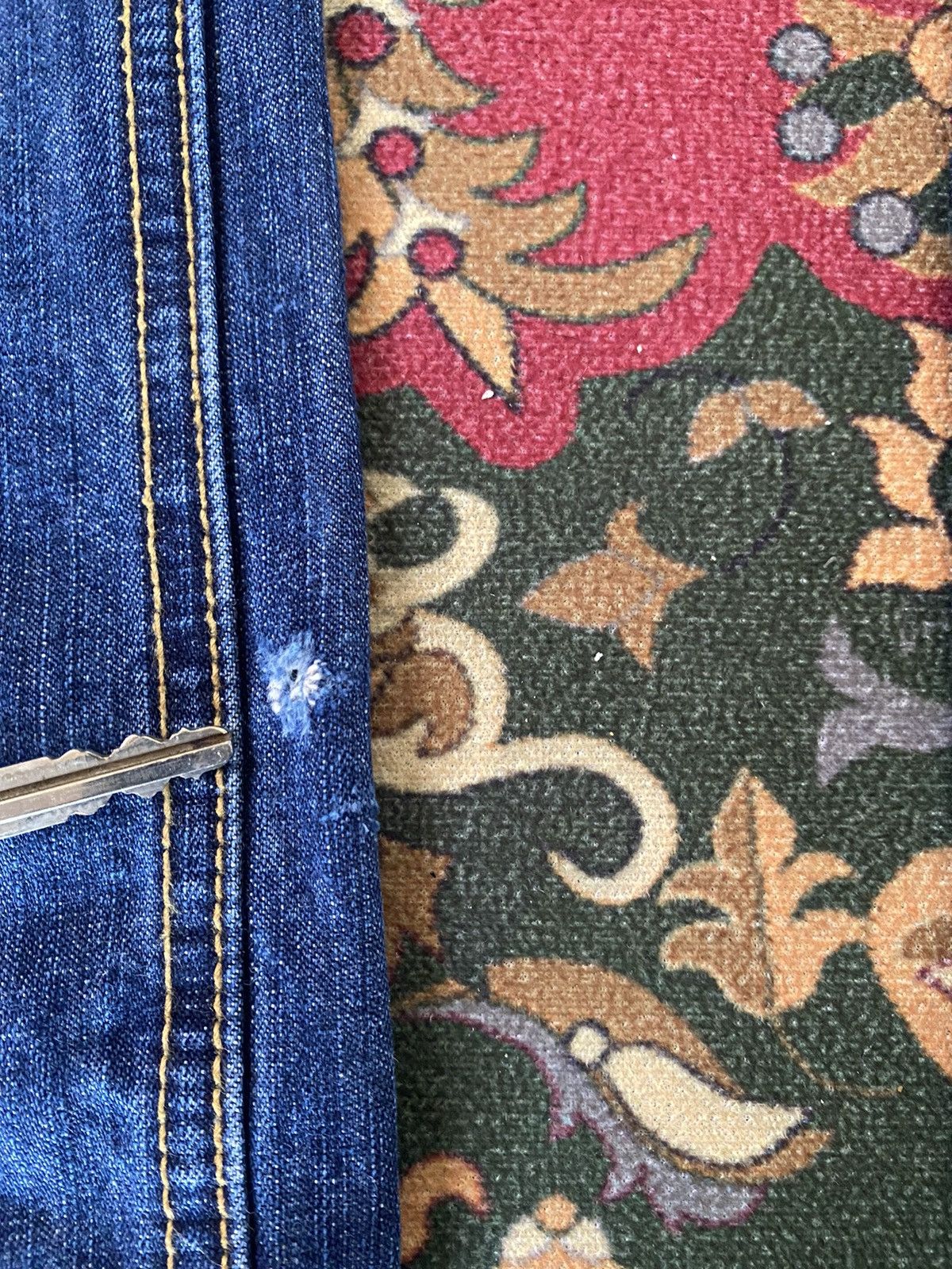 Japanese Brand Vintage GEGRGE Distressed Denim Pant Size US 32 / EU 48 - 10 Thumbnail