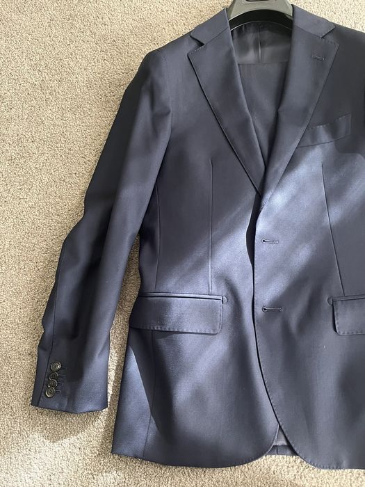 MJ Bale Navy Suit Jacket | Grailed