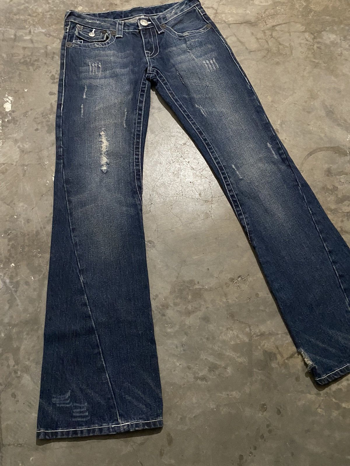 Super Flare Jeans True Religion Section Joey Low Rise p117