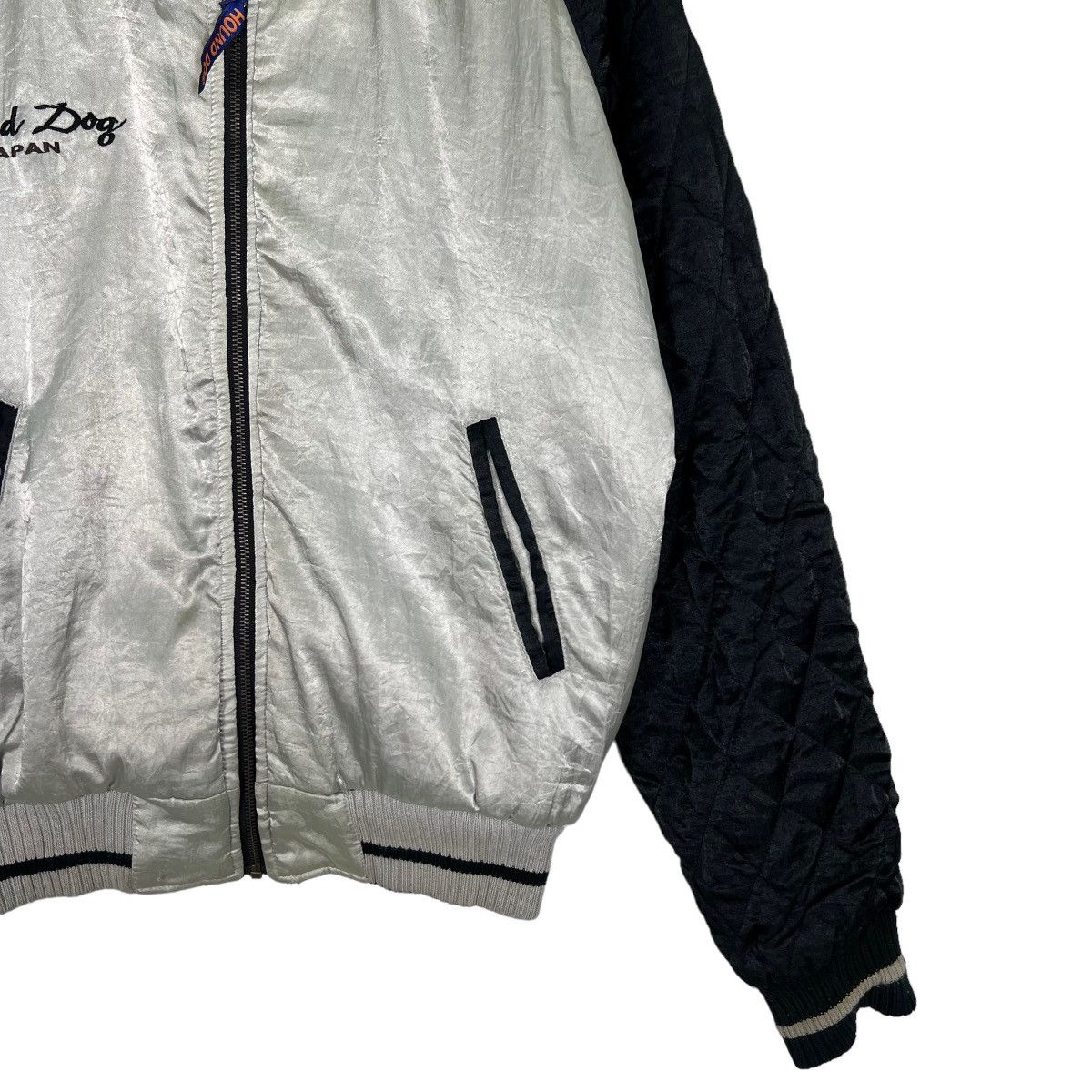 Japanese Brand 💥 PAZZOS REVERSIBLE EMBROIDERY SUKAJAN JACKET Size US L / EU 52-54 / 3 - 9 Thumbnail