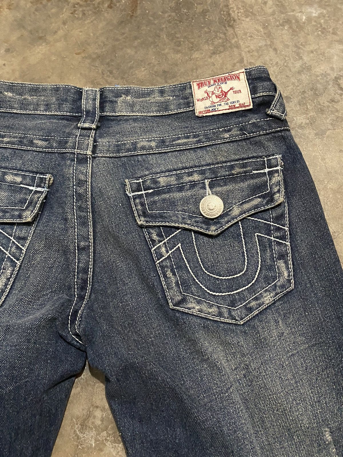 Super Flare Jeans True Religion Section Joey Low Rise p117