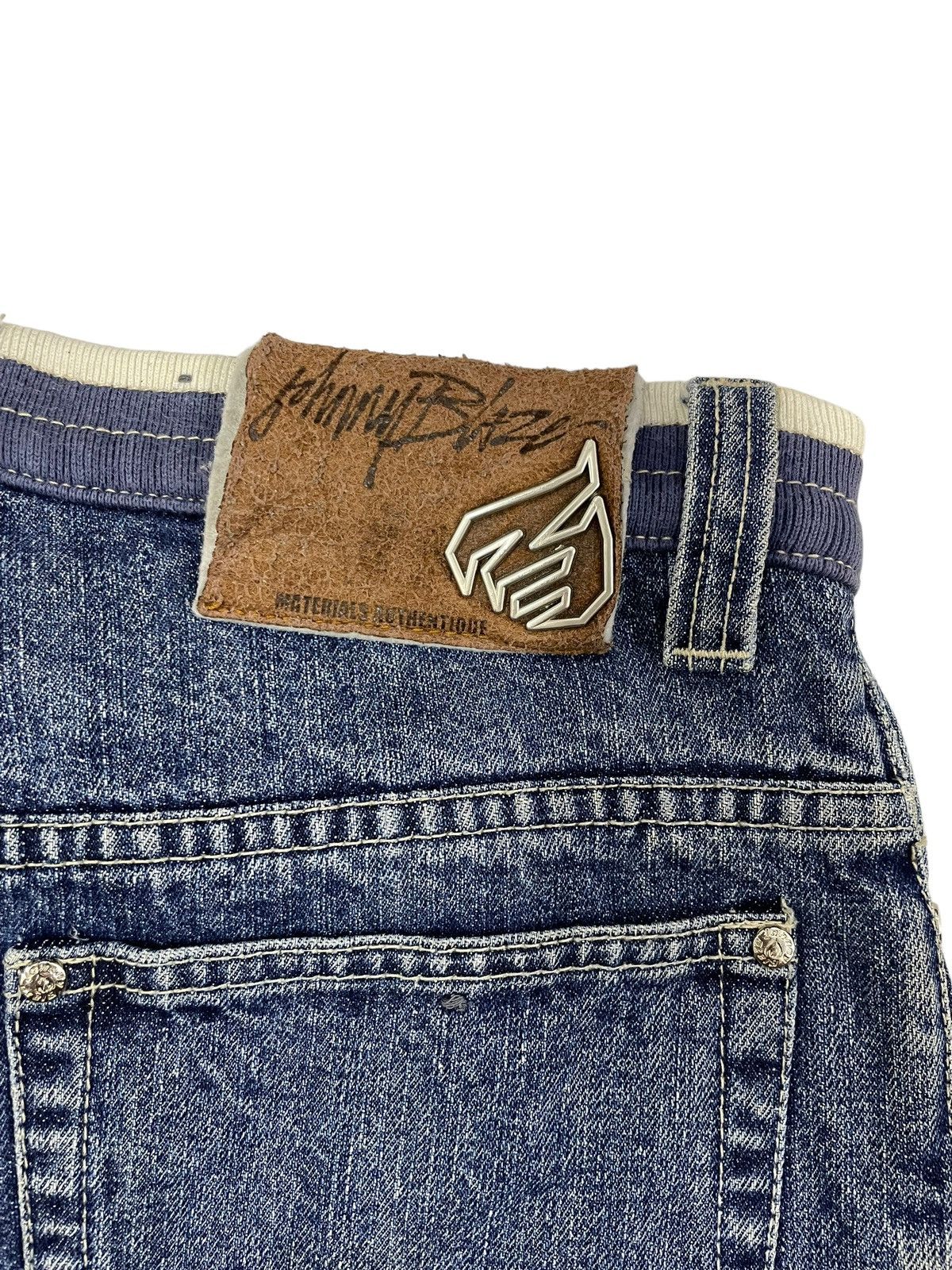 JNCO × Wu-Tang Clan Vintage Johnny Blaze Baggy Jeans Embroidery Logo Size US 30 / EU 46 - 7 Thumbnail