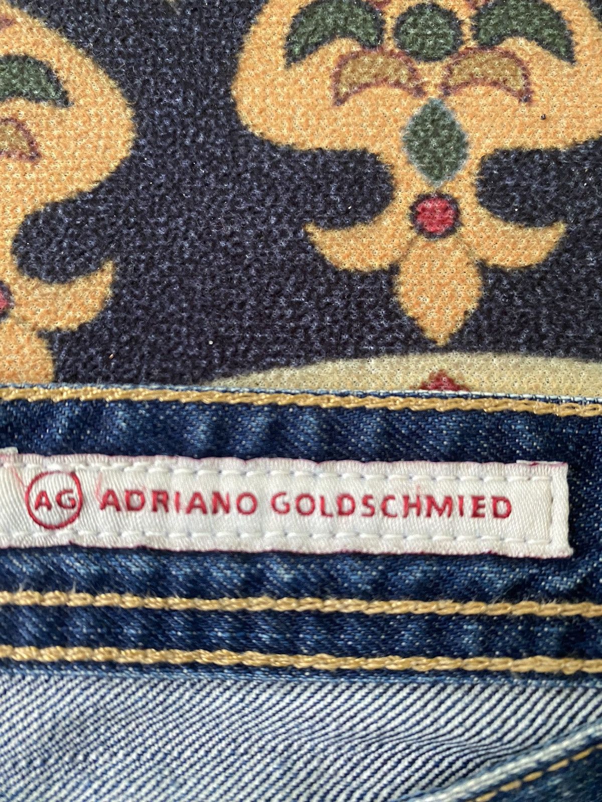 AG Adriano Goldschmied × Vintage 🔥RARE🔥Vintage AG Adriano Goldschmied Blue Faded Jeans Size US 31 - 10 Thumbnail