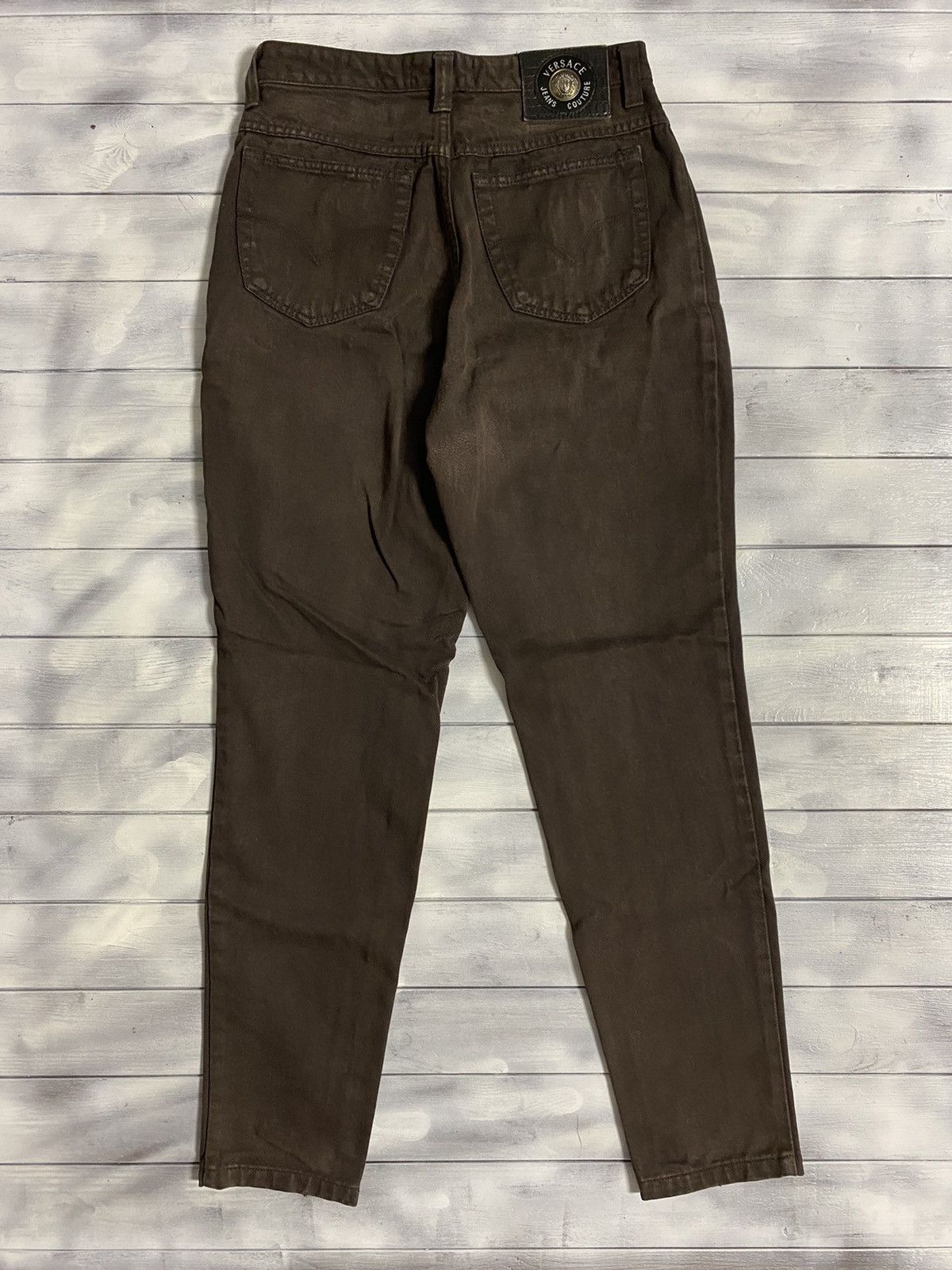 Versace Jeans Couture Rare Vintage Jeans Versace Medusa Gorgon Logo. Luxury. Size US 32 / EU 48 - 2 Thumbnail
