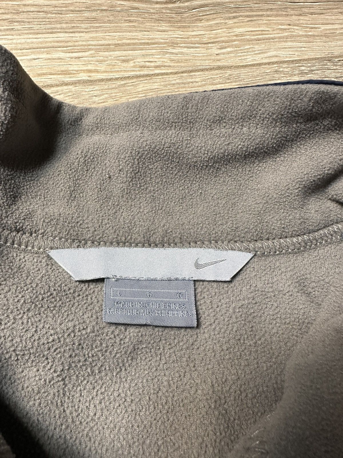 Nike × Vintage NIKE VINTAGE Y2K FLEECE ZIP 1/3 NEYLON DRILL Size US L / EU 52-54 / 3 - 8 Thumbnail