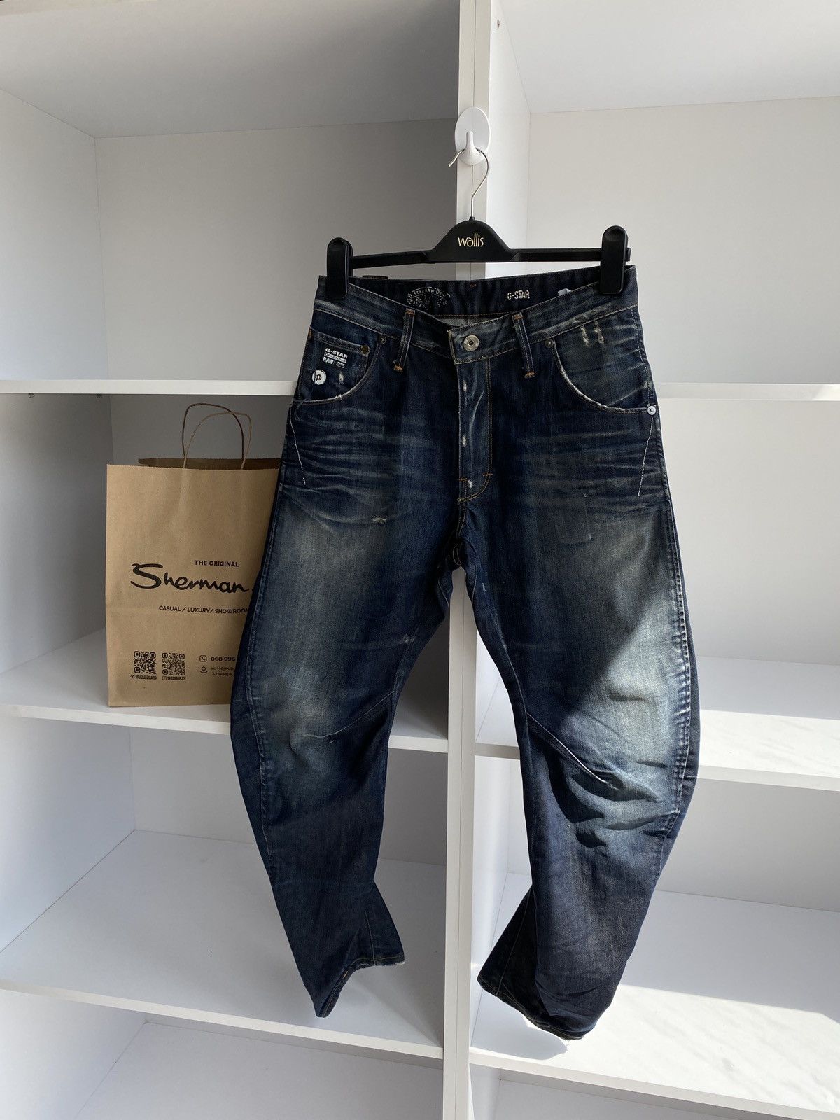 G-Star Vintage G-Star Raw Denim blue jeans Size US 30 / EU 46 - 2 Thumbnail