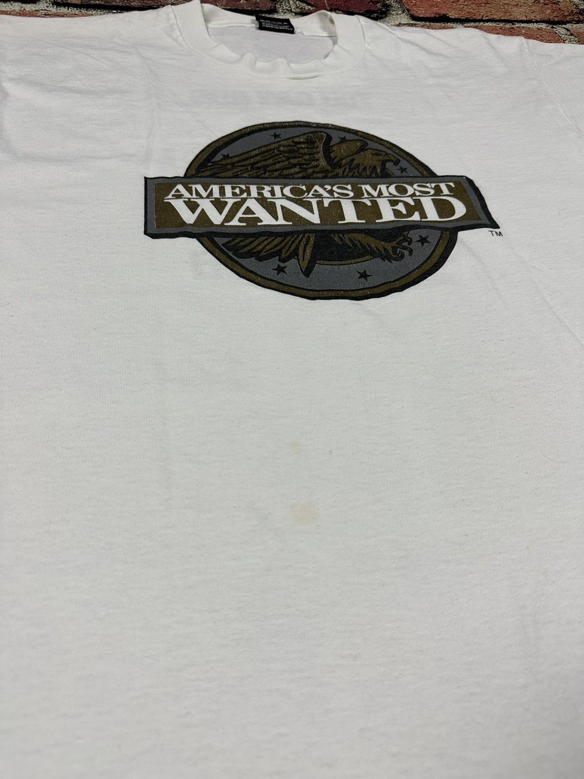 Other Vintage 90s America’s Most Wanted John Walsh Promo T-Shirt Size US L / EU 52-54 / 3 - 6 Thumbnail