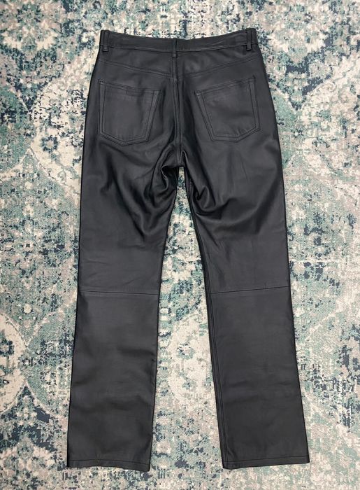 Helmut Lang Helmut Pang A/W 99 Leather Pants | Grailed
