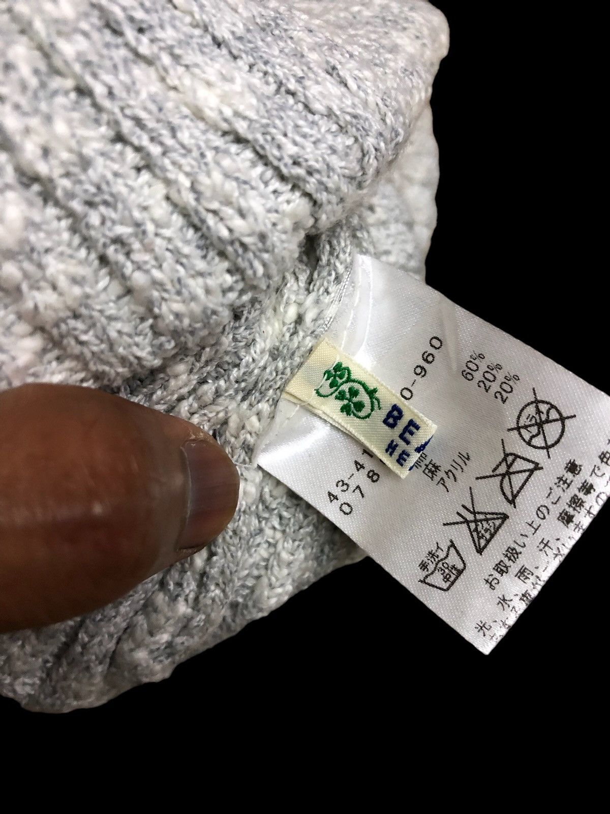 Beams Plus BEAMS HEARTS HELLO BEANIE Size ONE SIZE - 4 Thumbnail
