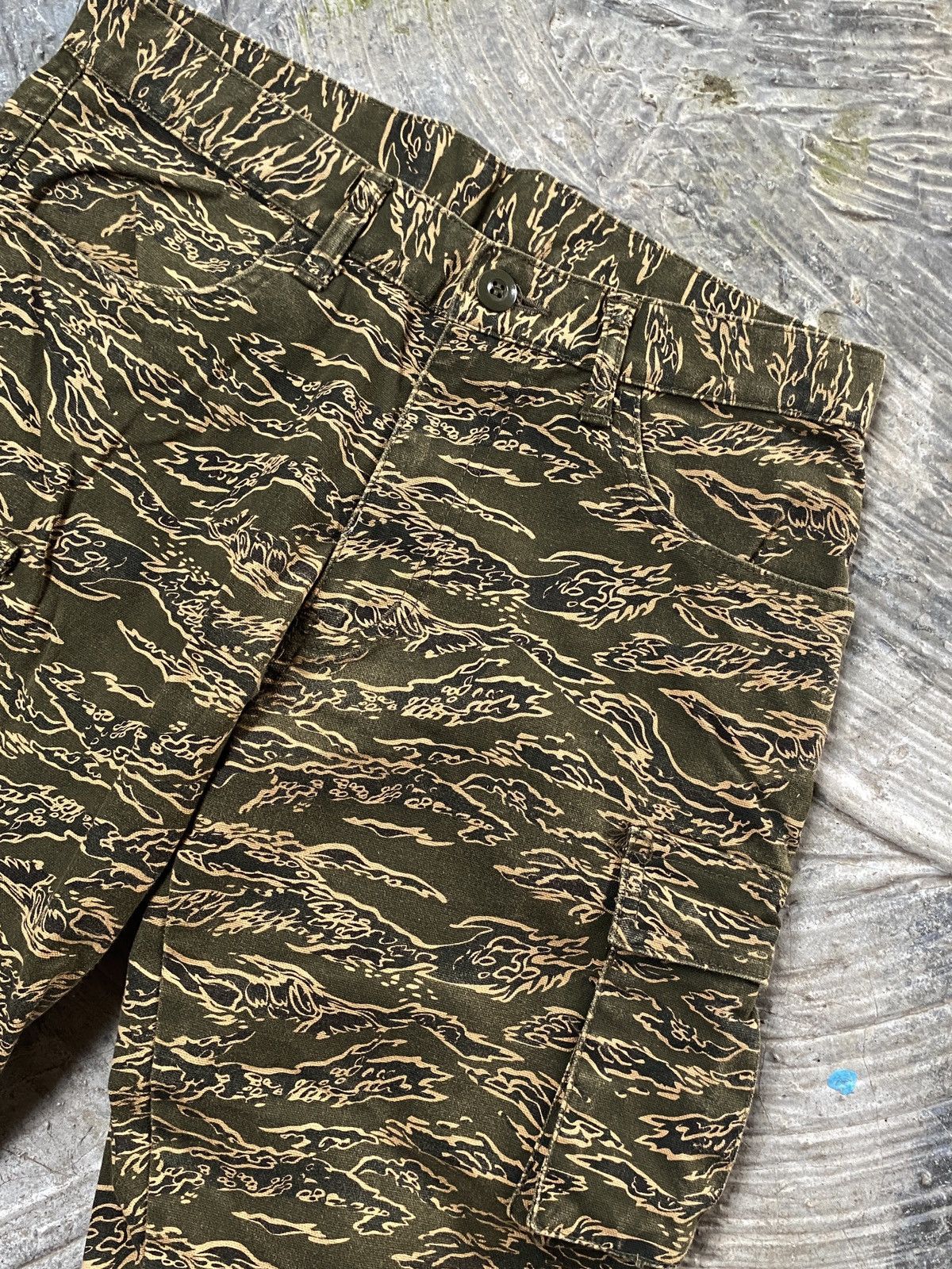 Other 🔥RARE❗️Vintage BIG SMITH Tiger Stripe Cargo pant Size US 30 / EU 46 - 9 Thumbnail