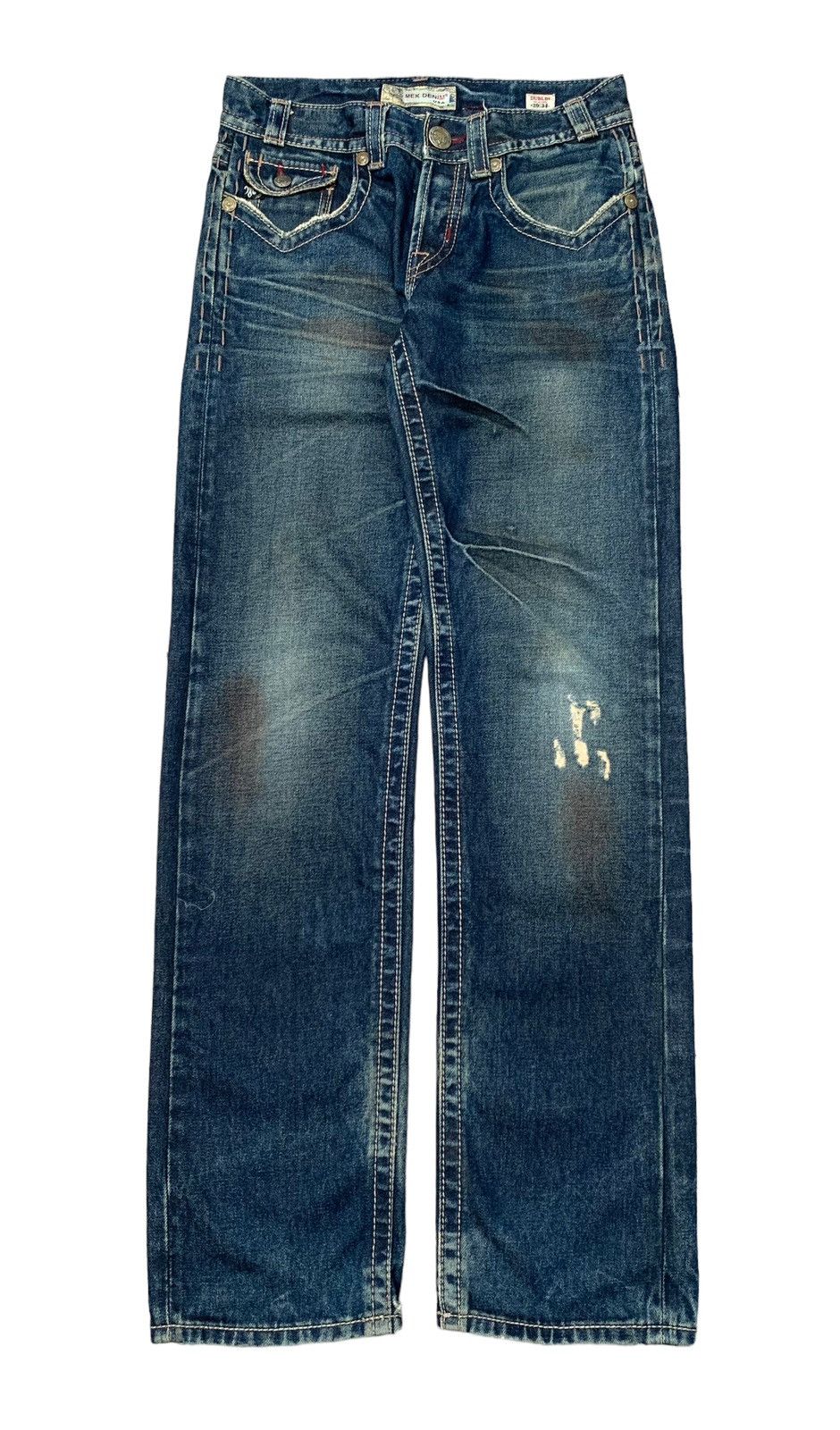 image of Made In USA x Mek Denim Design Vintage Brand Mek Denim Distressed Jeans 2000S, Men's (Size 29)