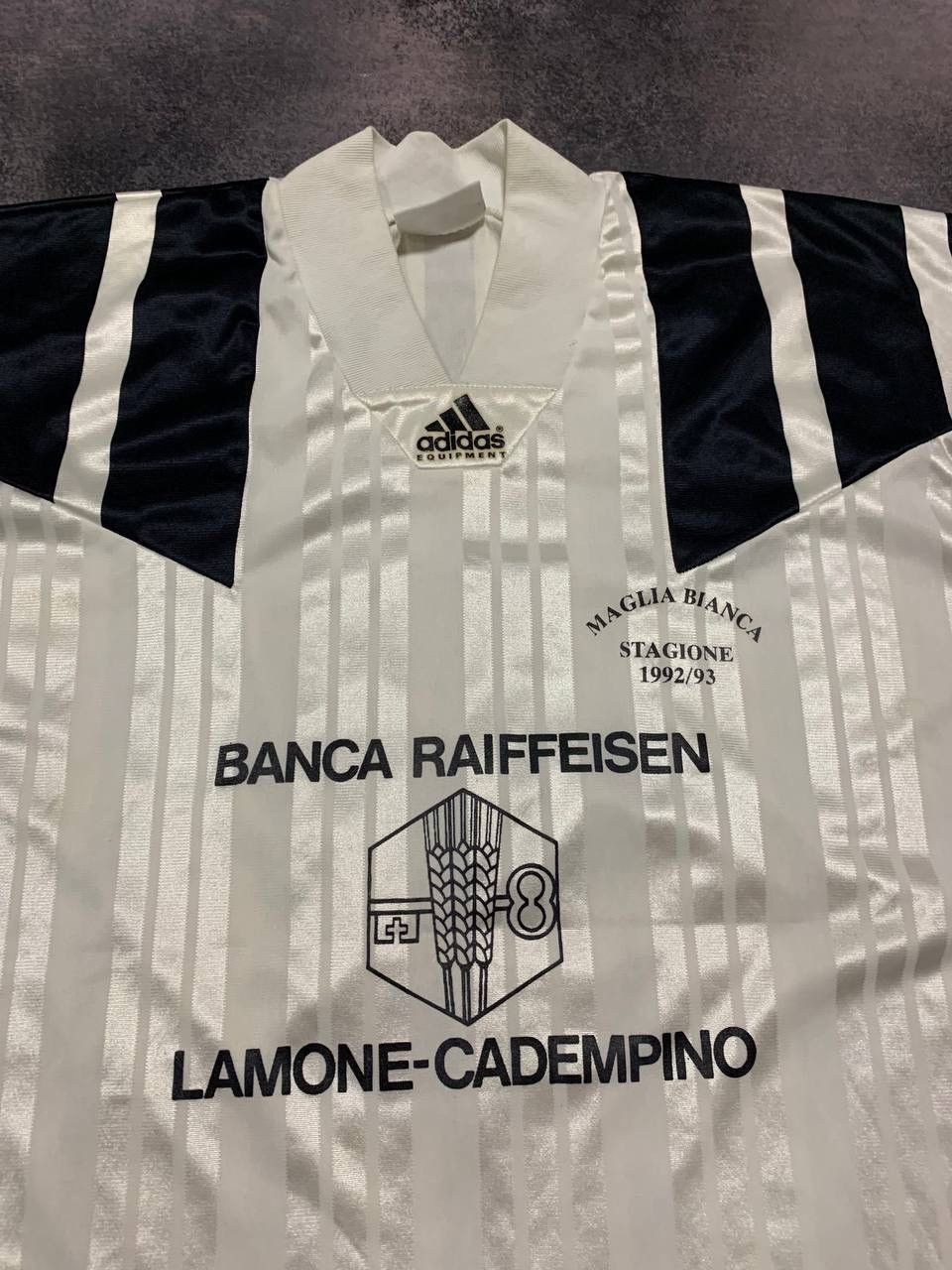 Adidas × Vintage 1992/93 adidas eqt soccer jersey Raiffeisen Maglia Bianca Size US XL / EU 56 / 4 - 2 Thumbnail